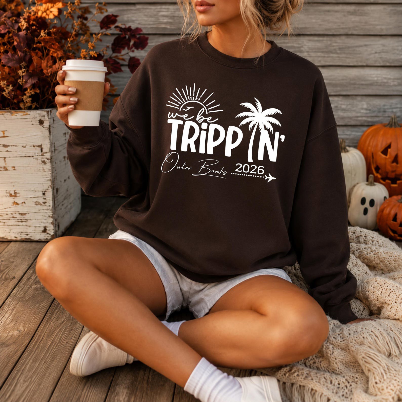 Custom Location Matching Family Vacation Shirts | We Be Trippin 2026 Group Travel Tees | Personalized Cruise Sweatshirt 6