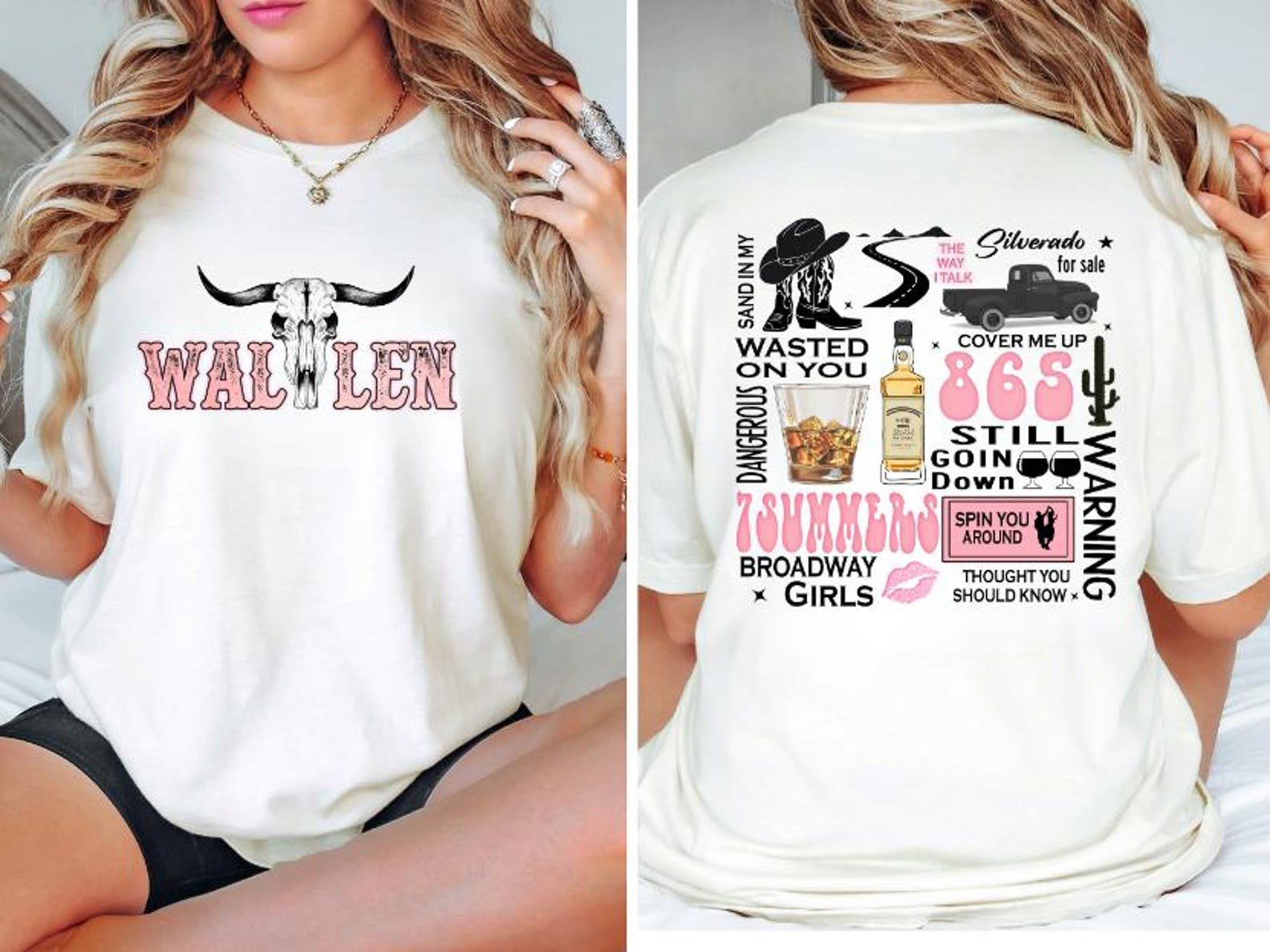 Western Country Shirt, Cowboy Lyric Graphic Tee, Southern Music Aesthetic Top, Concert Outfit Shirt for Women 4
