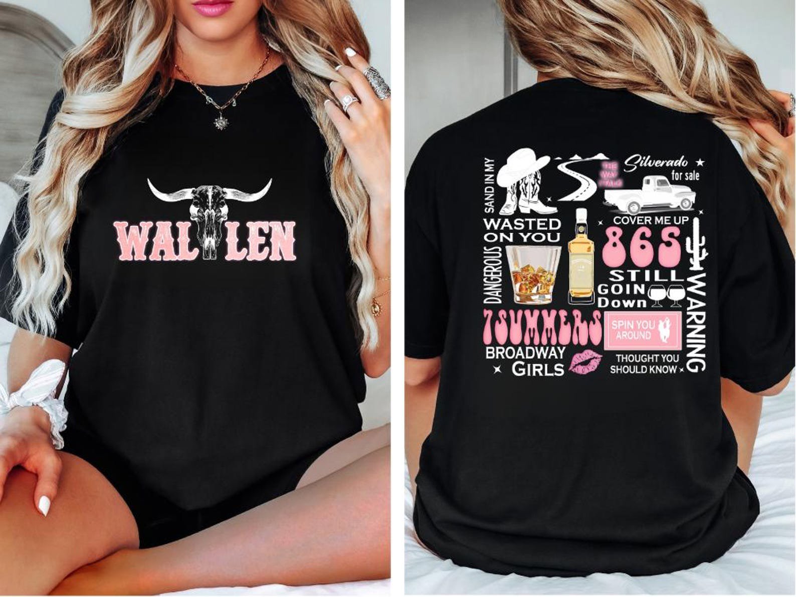 Western Country Shirt, Cowboy Lyric Graphic Tee, Southern Music Aesthetic Top, Concert Outfit Shirt for Women 5