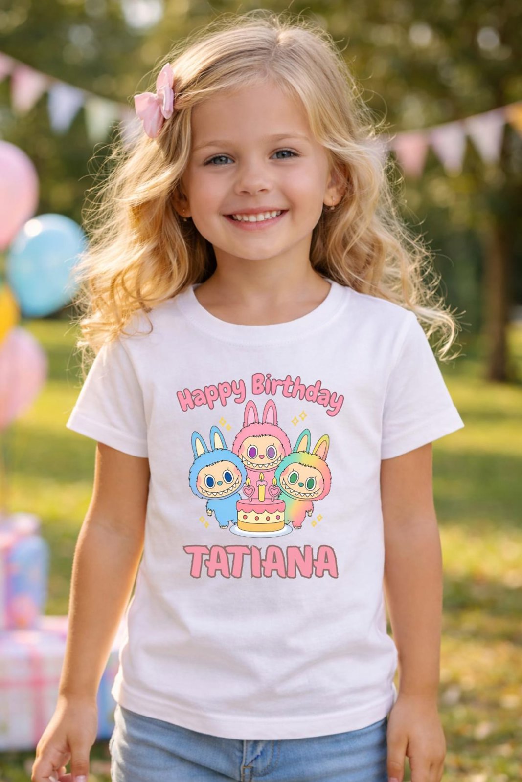 Custom Birthday Girl Shirt, Personalized Kids Birthday T Shirt, Toddler Birthday Outfit, Girls Birthday Tee, Custom Name Shirt, La Bu Bday 1