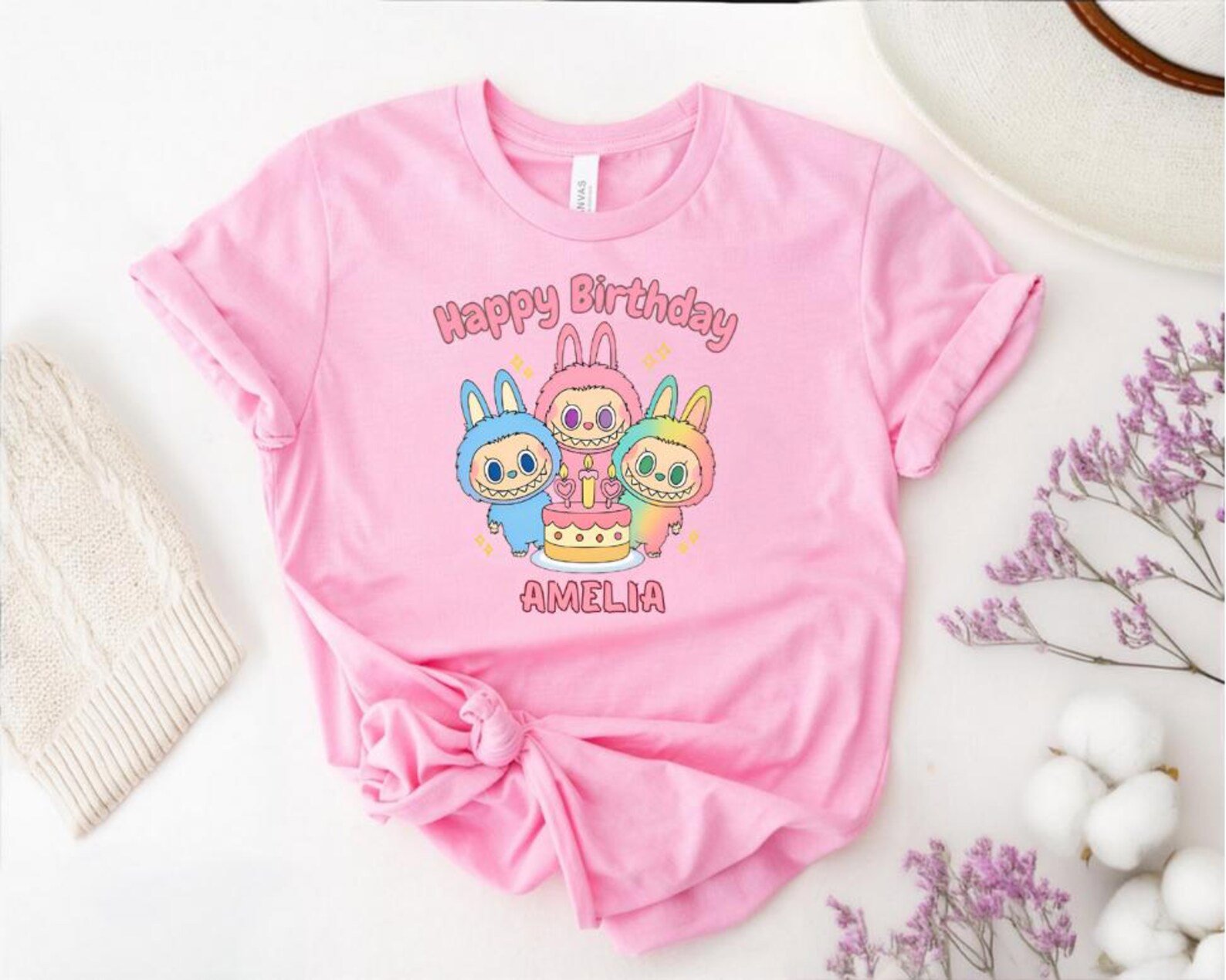 Custom Birthday Girl Shirt, Personalized Kids Birthday T Shirt, Toddler Birthday Outfit, Girls Birthday Tee, Custom Name Shirt, La Bu Bday 2