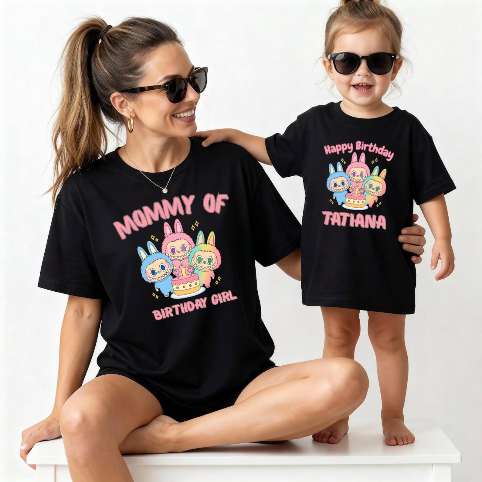 Custom Birthday Girl Shirt, Personalized Kids Birthday T Shirt, Toddler Birthday Outfit, Girls Birthday Tee, Custom Name Shirt, La Bu Bday 5