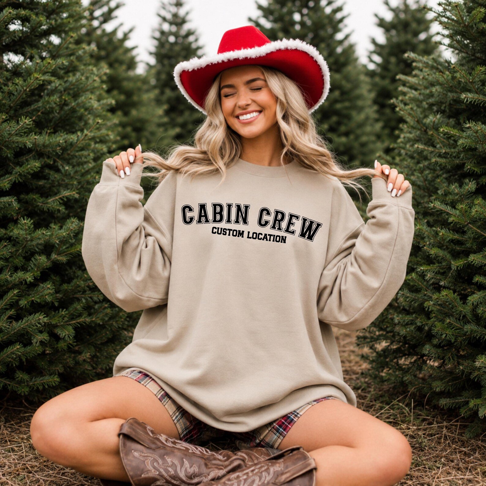 Cabin Crew Sweatshirt, Custom Vacation Destination Shirt, Matching Family Graphic Tee 5