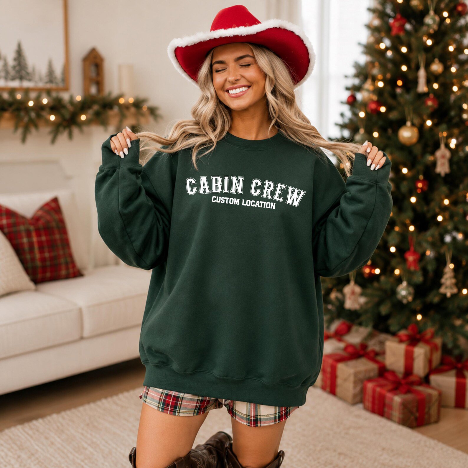 Cabin Crew Sweatshirt, Custom Vacation Destination Shirt, Matching Family Graphic Tee 6