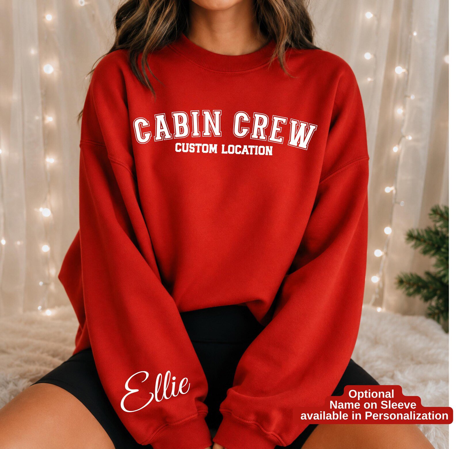 Cabin Crew Sweatshirt, Custom Vacation Destination Shirt, Matching Family Graphic Tee 8
