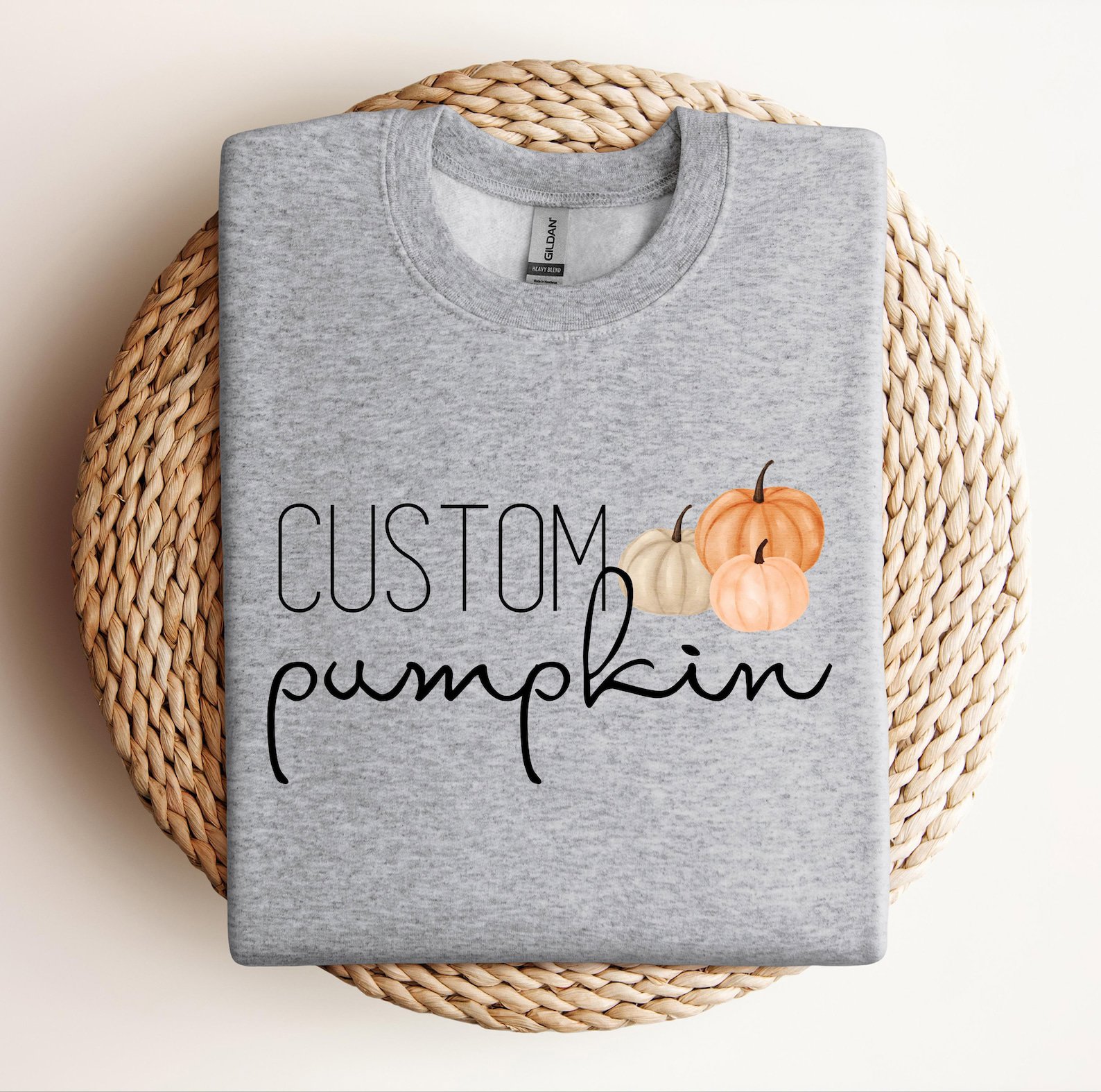 Custom Family Pumpkin Matching Shirt Set , Watercolor Art Thanksgiving Outfit For Mama Little Sibling Daddy 8