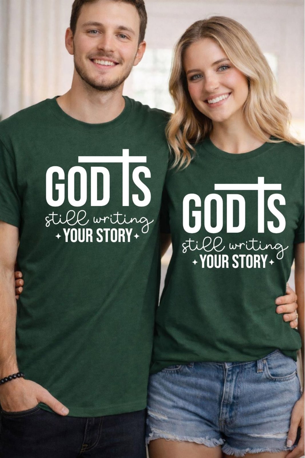 God Is Still Writing Your Story Shirt, Christian Family Church Outfit, Faith Encouragement Gift, Religious Sweatshirt, Faithful Family Tees 4