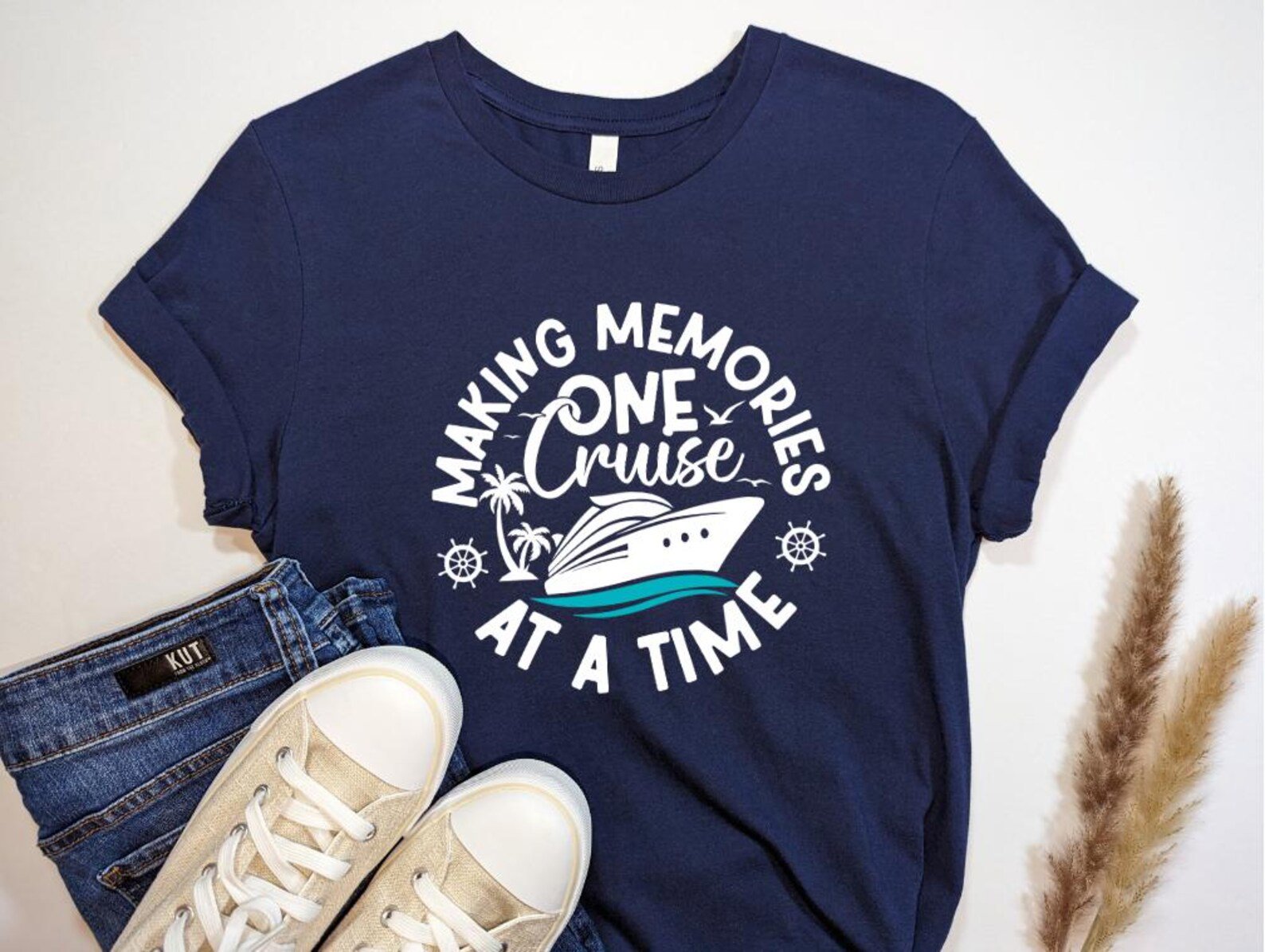 Making Memories One Cruise at a Time, Matching Family Cruise Shirts, Cruise Squad Tees, Family Vacation Outfit, Girls Cruise Photo Shirts 1