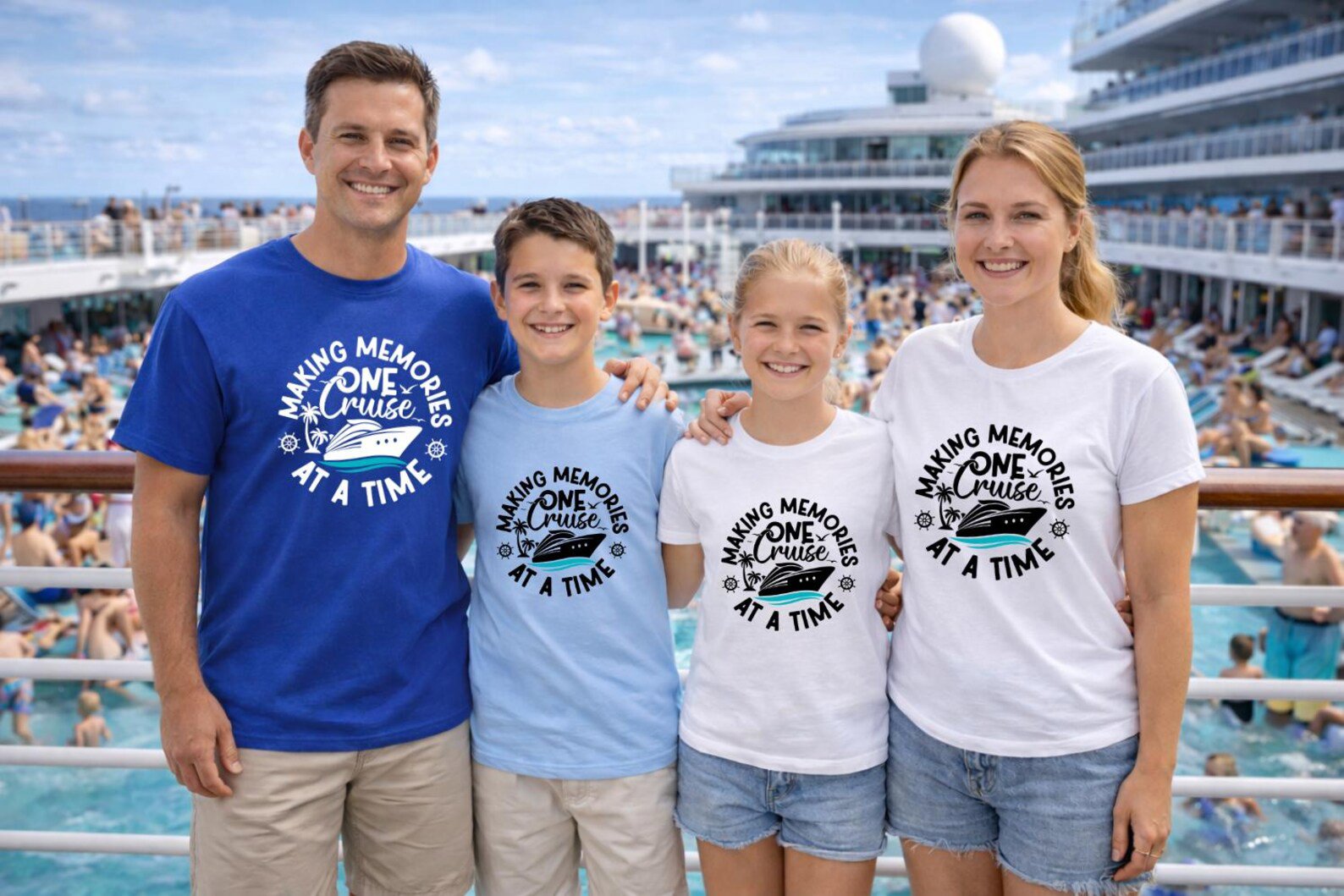 Making Memories One Cruise at a Time, Matching Family Cruise Shirts, Cruise Squad Tees, Family Vacation Outfit, Girls Cruise Photo Shirts 3