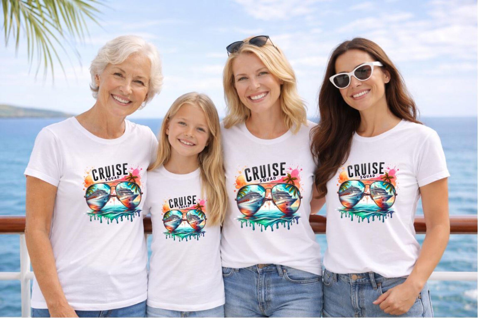 Cruise Squad Shirts, Matching Family Cruise Tees, Cruise Vacation Shirt, Group Cruise Outfit, Tropical Sunglasses Cruise Tee, Boat Trip Gift 2