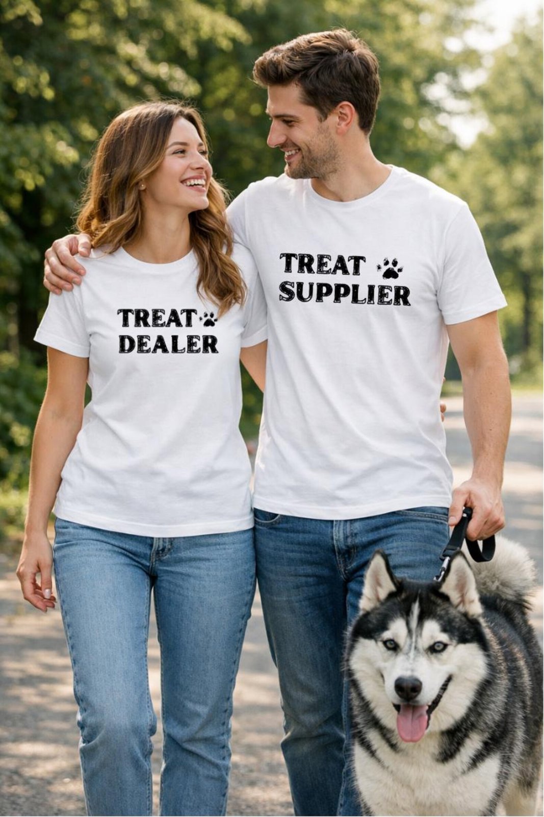 Treat Supplier Shirt, Treat Dealer Kids Shirt, Matching Family Dog Shirts, Dog Lover Gift, Mom Dad Kid Matching Pat Lover Themed Tees 1