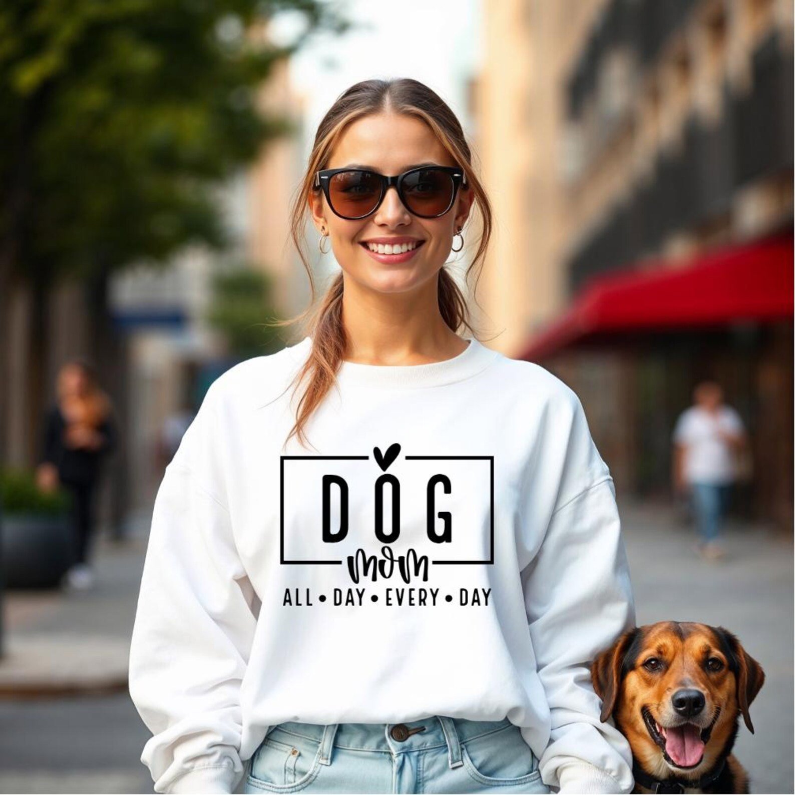 Matching Dog Mom Dog Dad Shirts, Couples Pet Parent Tee Set, Dog Lover Gifts for Couples, Mothers Day Fathers Day, Anniversary Christmas 5