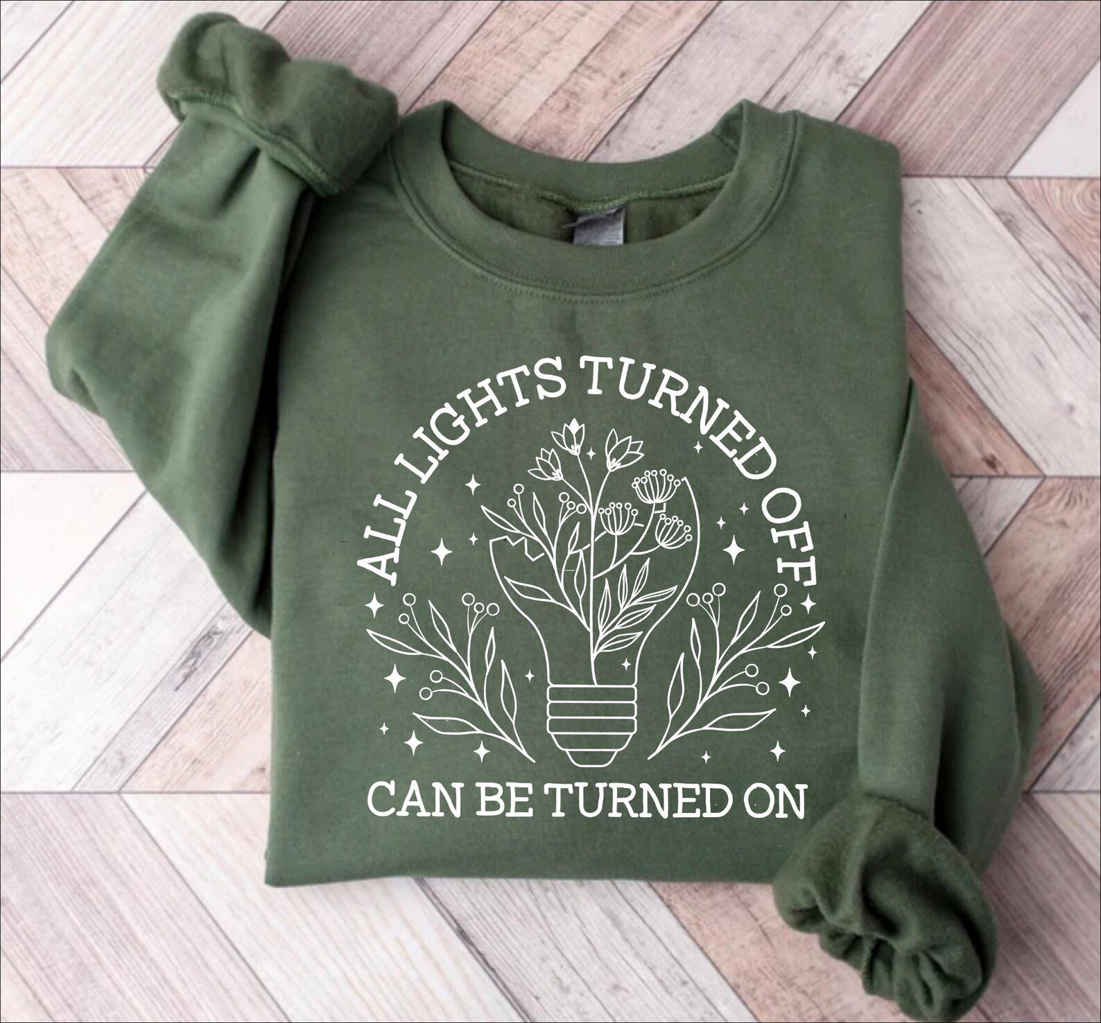 All Lights Turned Off Can Be Turned On Shirt, Wildflowers Shirt, You Matter Shirt, Mental Health Matters Shirt, Gift for Her, Positive Shirt 5