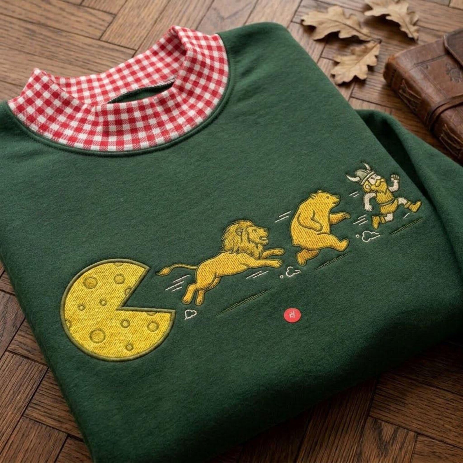 Green Bay Football Mock Neck Sweatshirt, Funny Game Day Crewneck, Cheesehead Football Fan Gift, Wisconsin Football Shirt 5