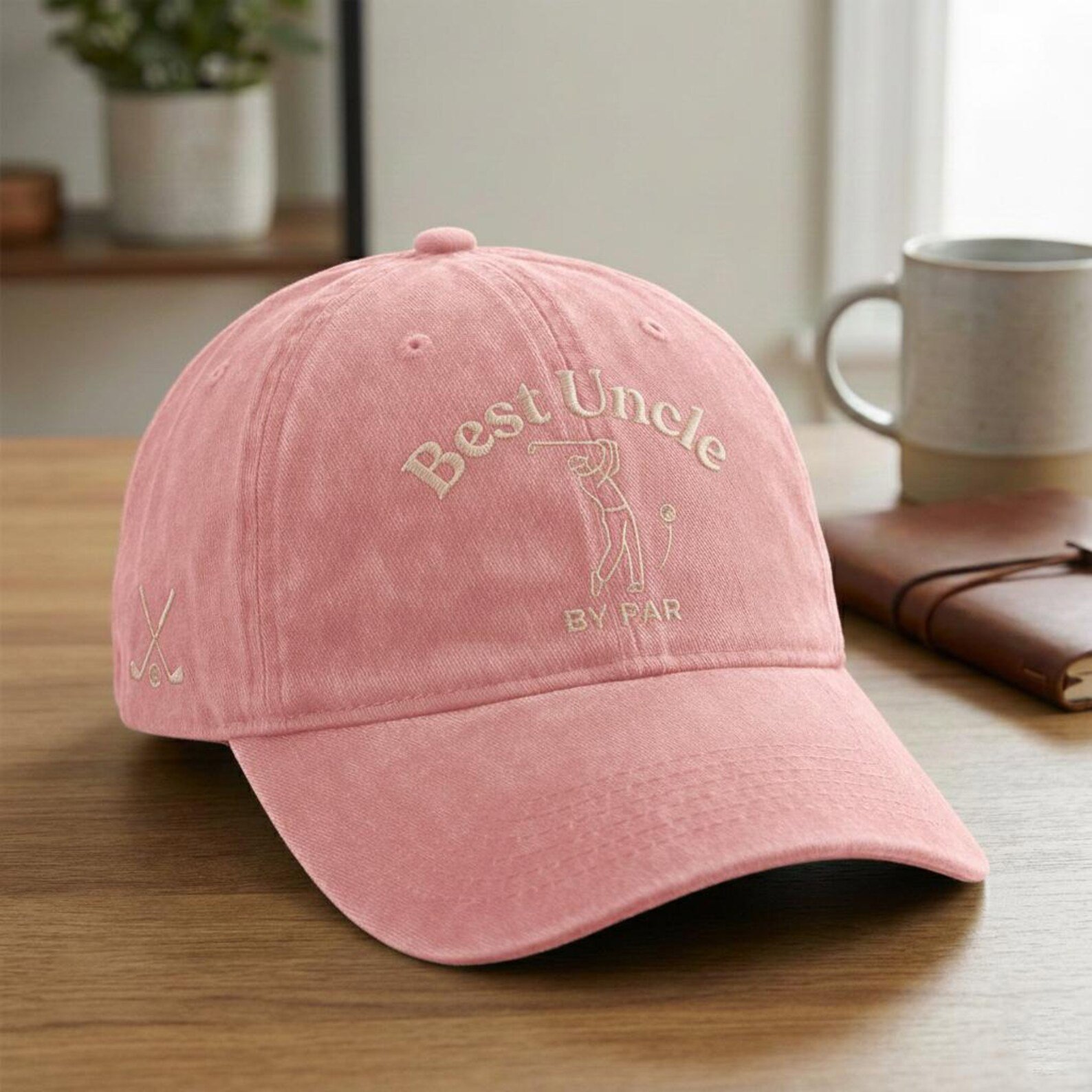 Embroidered Best Uncle By Par Cap, Uncle Golf Gift Idea, Uncle Gift Hat, Pregnancy Announcement for New Uncle, Best Uncle Ever, Golf Lover 2