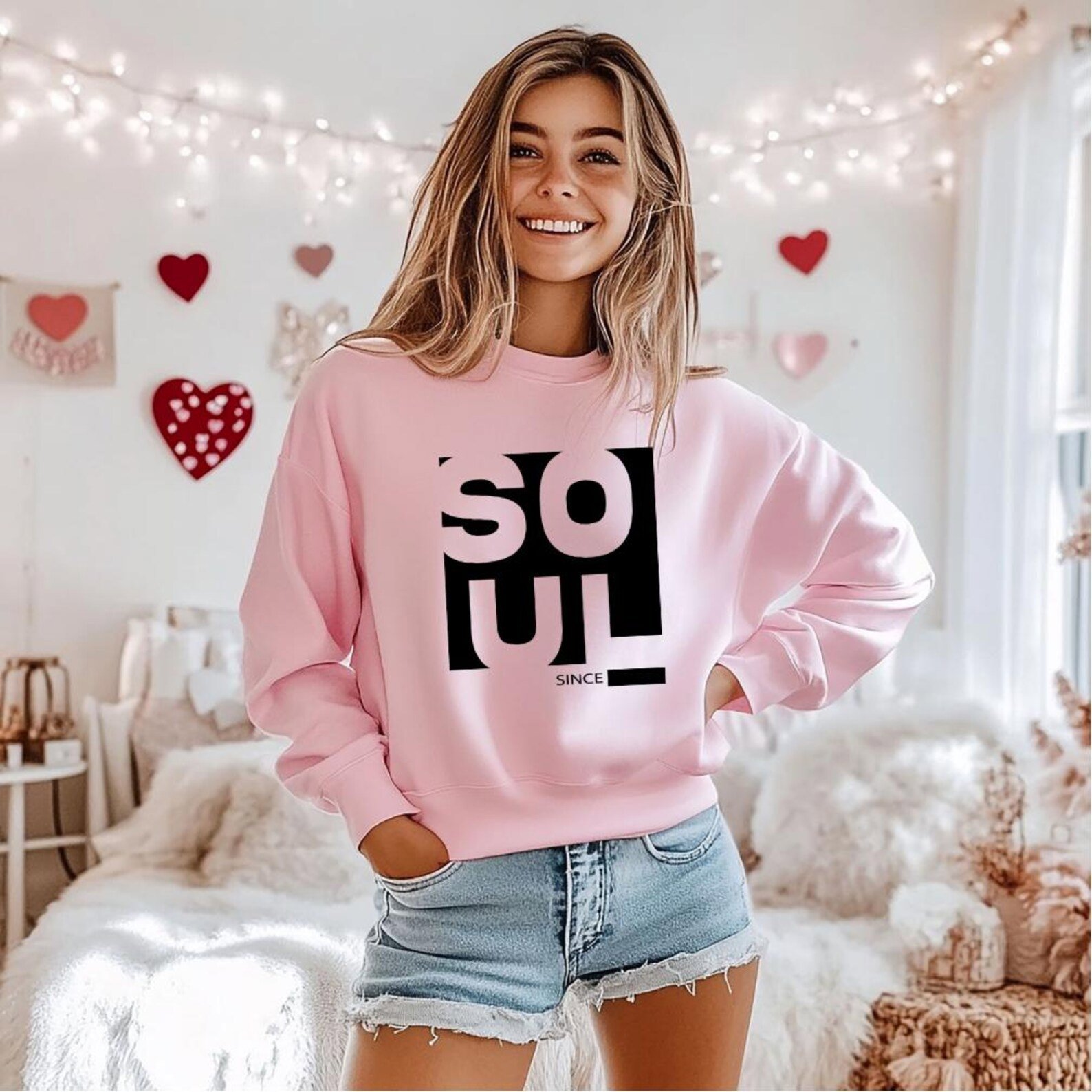 Soulmate Since Shirts for Couples, Matching Couple Shirts, , Custom Year T Shirt Set, Mtching Anniversary Outfit, Valentine Couples Tee 6
