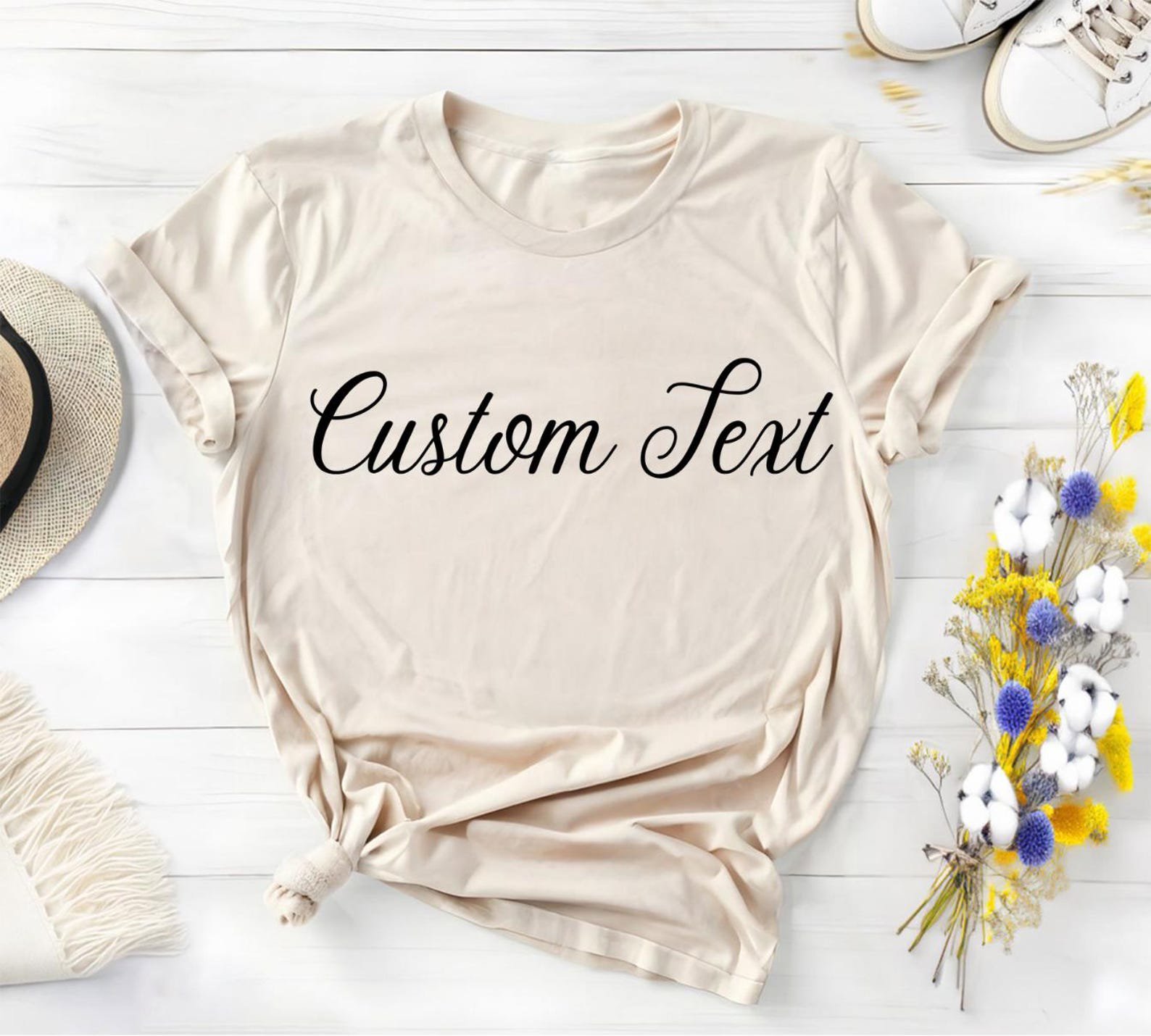 Custom Text Shirt, Personalized sweatshirt, Perfect for Custom Christmas Present, Birthdays or just because! 3