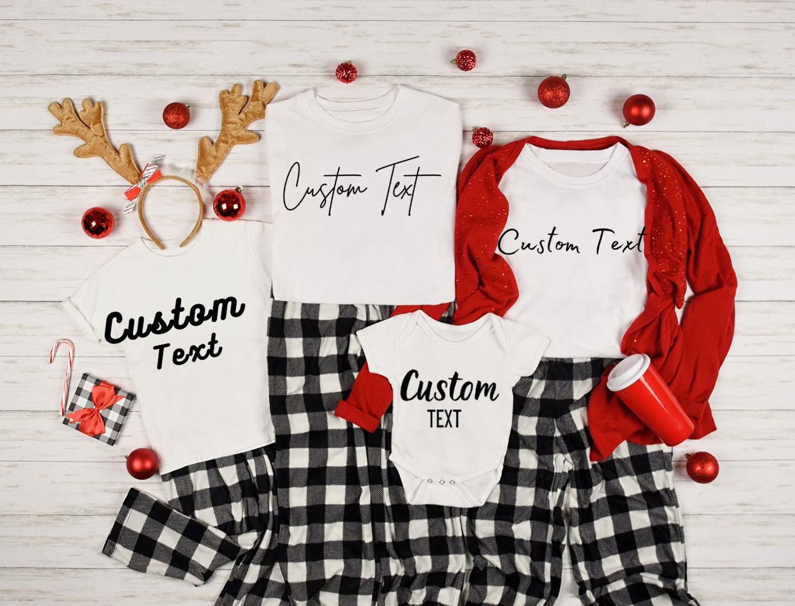 Custom Text Shirt, Personalized sweatshirt, Perfect for Custom Christmas Present, Birthdays or just because! 1