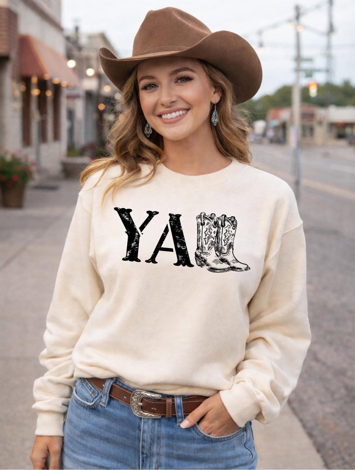Yall Western Shirt, Cowboy Boots Yall Tee, Western Graphic TShirt, Country Concert Outfit Top, Cowgirl Shirt, Southern Style Tee 2