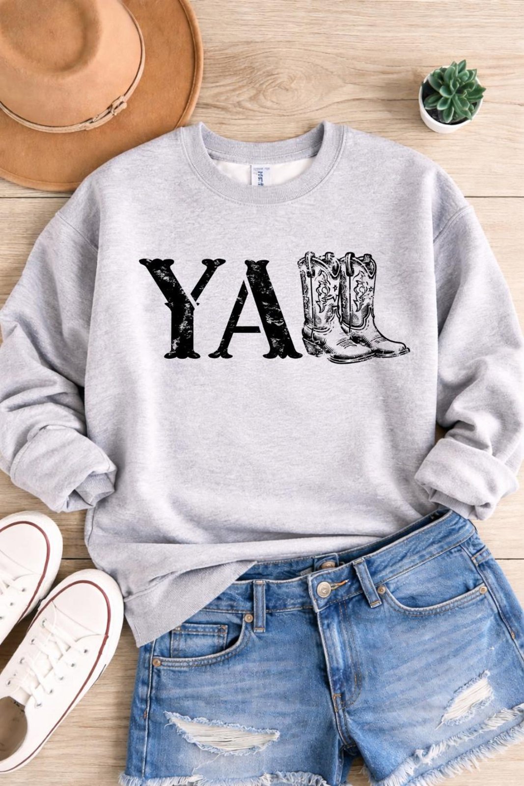 Yall Western Shirt, Cowboy Boots Yall Tee, Western Graphic TShirt, Country Concert Outfit Top, Cowgirl Shirt, Southern Style Tee 8