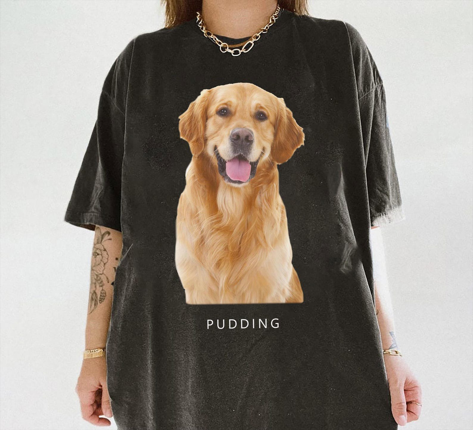 Custom Your Pet Photo Shirt, Gift for Dog Lover, Vintage Custom Picture Shirt, Your Own Picture Idea Tee, Dog Face Shirt, Cat Lover Gift 4