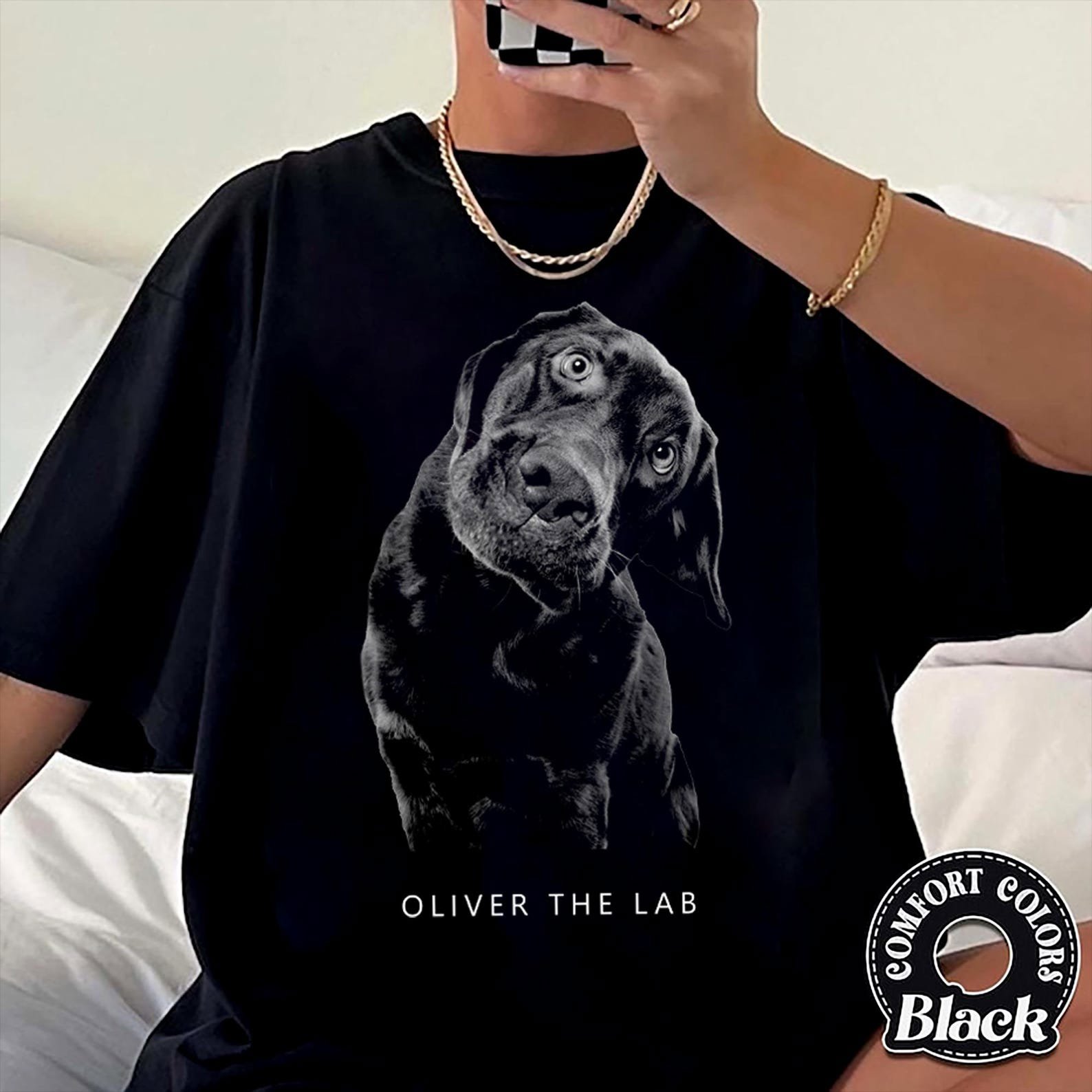 Custom Your Pet Photo Shirt, Gift for Dog Lover, Vintage Custom Picture Shirt, Your Own Picture Idea Tee, Dog Face Shirt, Cat Lover Gift 7