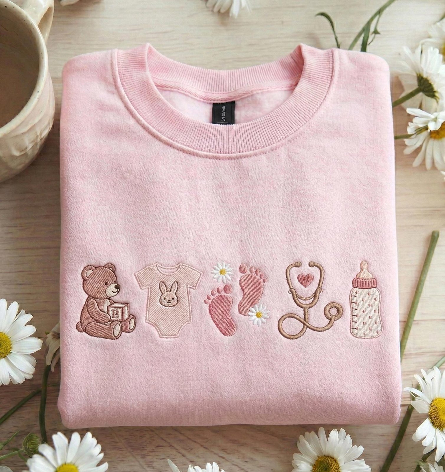 NICU Nurse Embroidered Sweatshirt, Nurse Appreciation, Rn Nurse Shirt Gift, Nicu Nurse Sweatshirt, Nurse Gift 2
