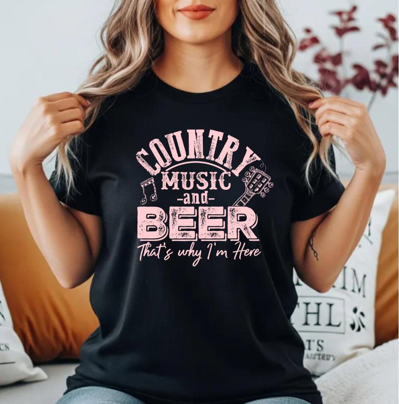 Retro Country Music and Beer Festival Shirt | Vintage Western Graphic Tee | Matching Nashville Bachelorette Group Outfit 10