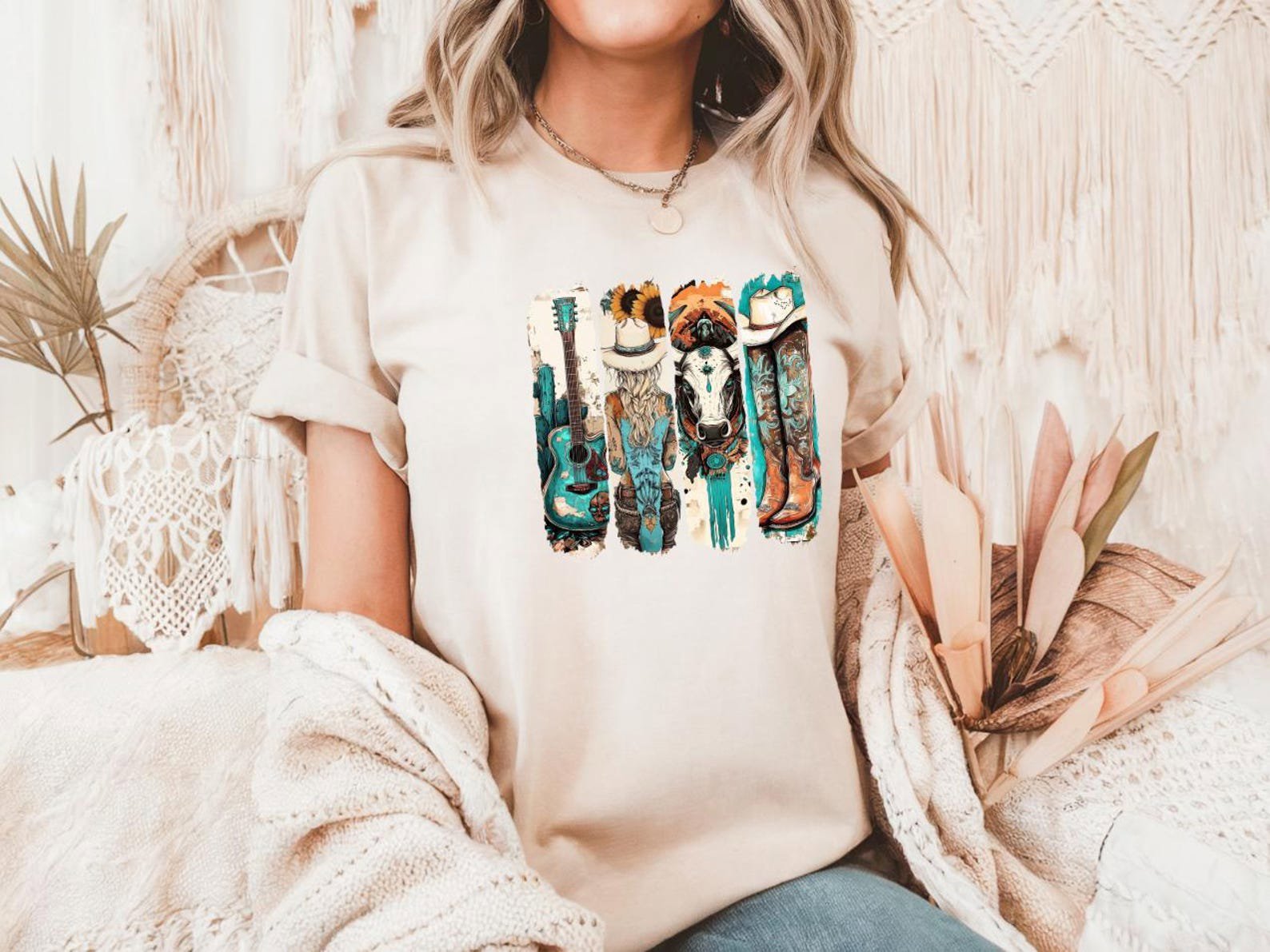 Western Cowgirl Shirt, Country Girl Tee, Small Town Girl Western Outfit, Cozy Rustic Ranch Style Top, Cute Cowgirl Gift for Her 4
