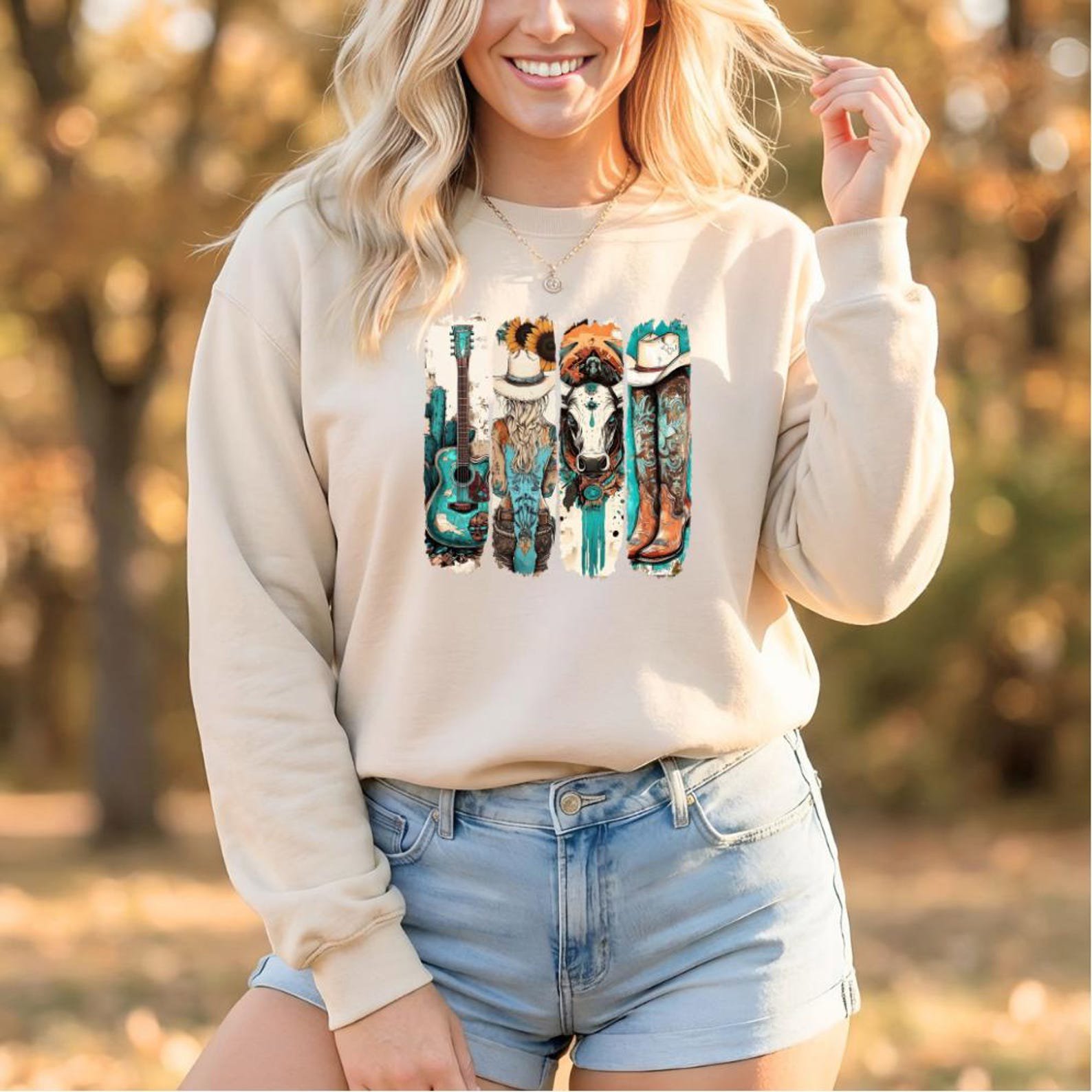 Western Cowgirl Shirt, Country Girl Tee, Small Town Girl Western Outfit, Cozy Rustic Ranch Style Top, Cute Cowgirl Gift for Her 8