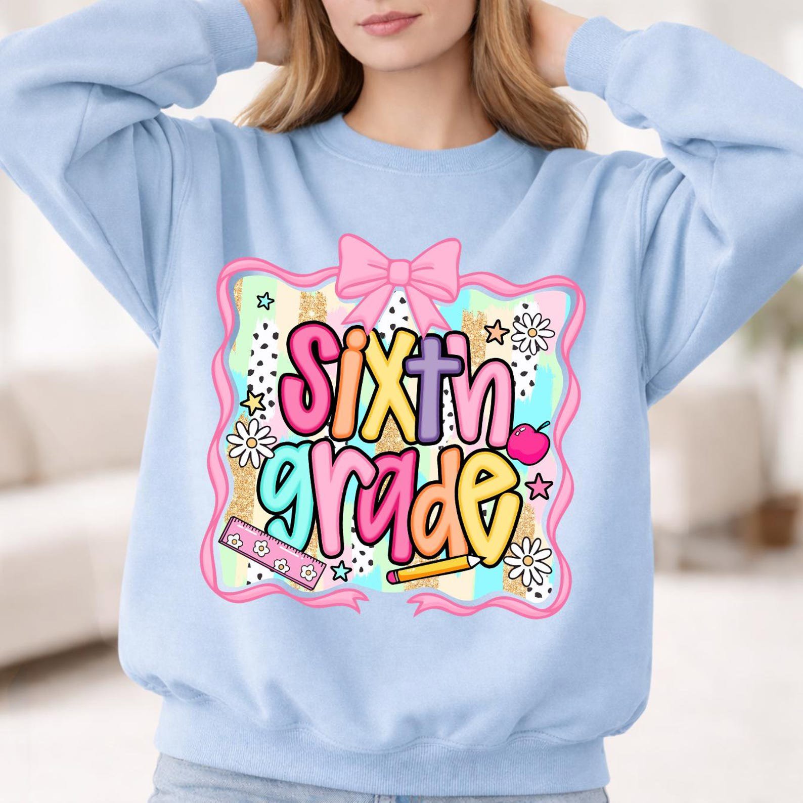 Retro Back to School Shirts, Pre-K Kindergarten First Grade Groovy School Spirit Team Outfit 7