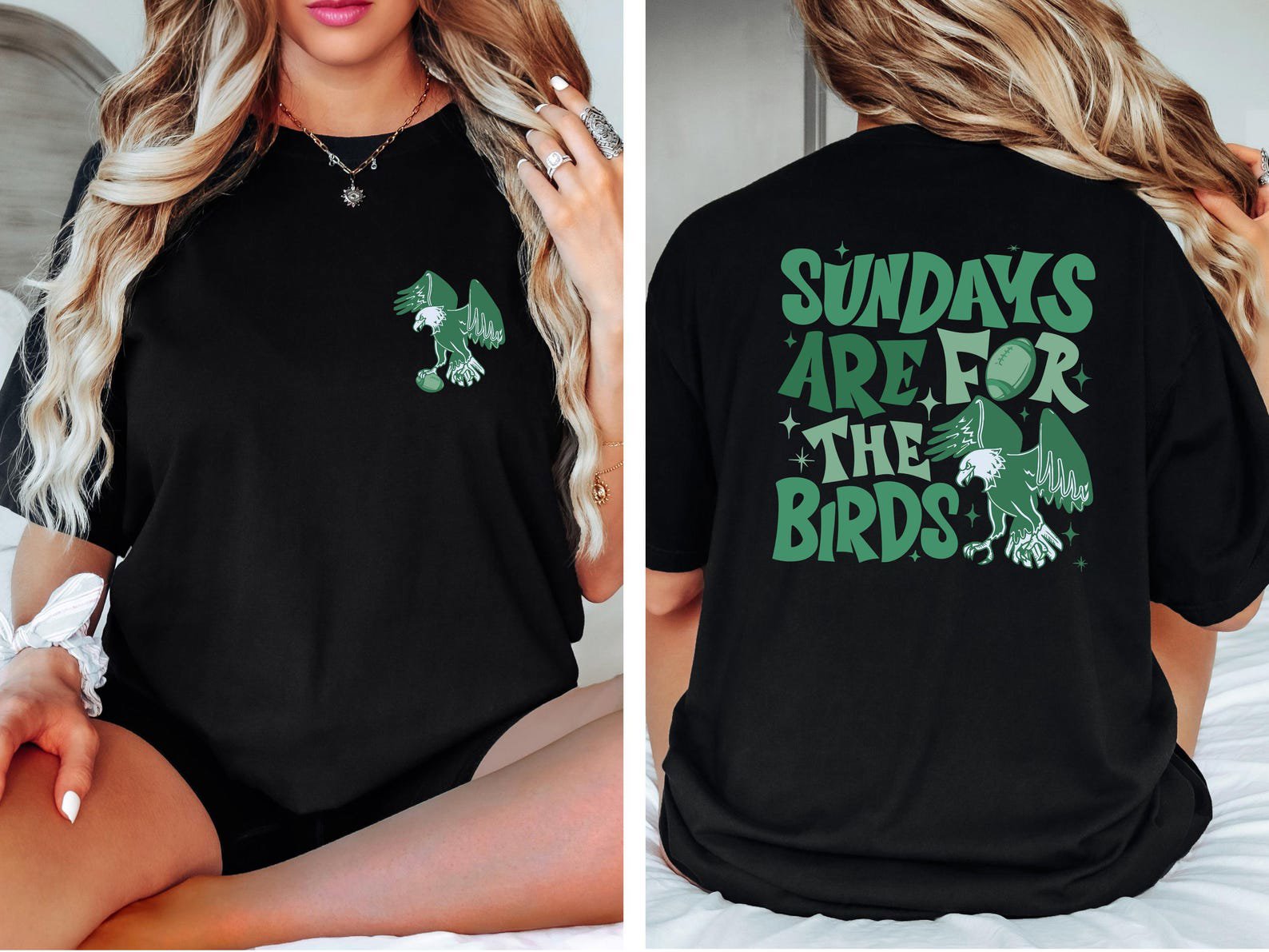 Philadelphia Football Sweatshirt-Philadelphia Eagles Sweatshirt-Sundays are for the Birds-Philadelphia Eagles Shirt-Bird Gang-Fan Shirt 3