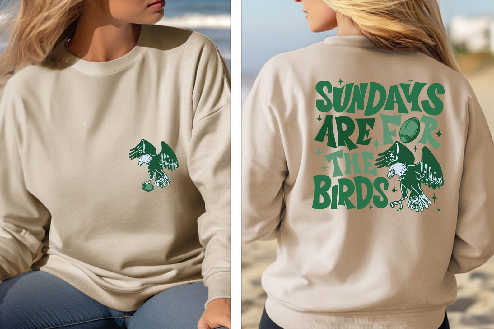 Philadelphia Football Sweatshirt-Philadelphia Eagles Sweatshirt-Sundays are for the Birds-Philadelphia Eagles Shirt-Bird Gang-Fan Shirt 5