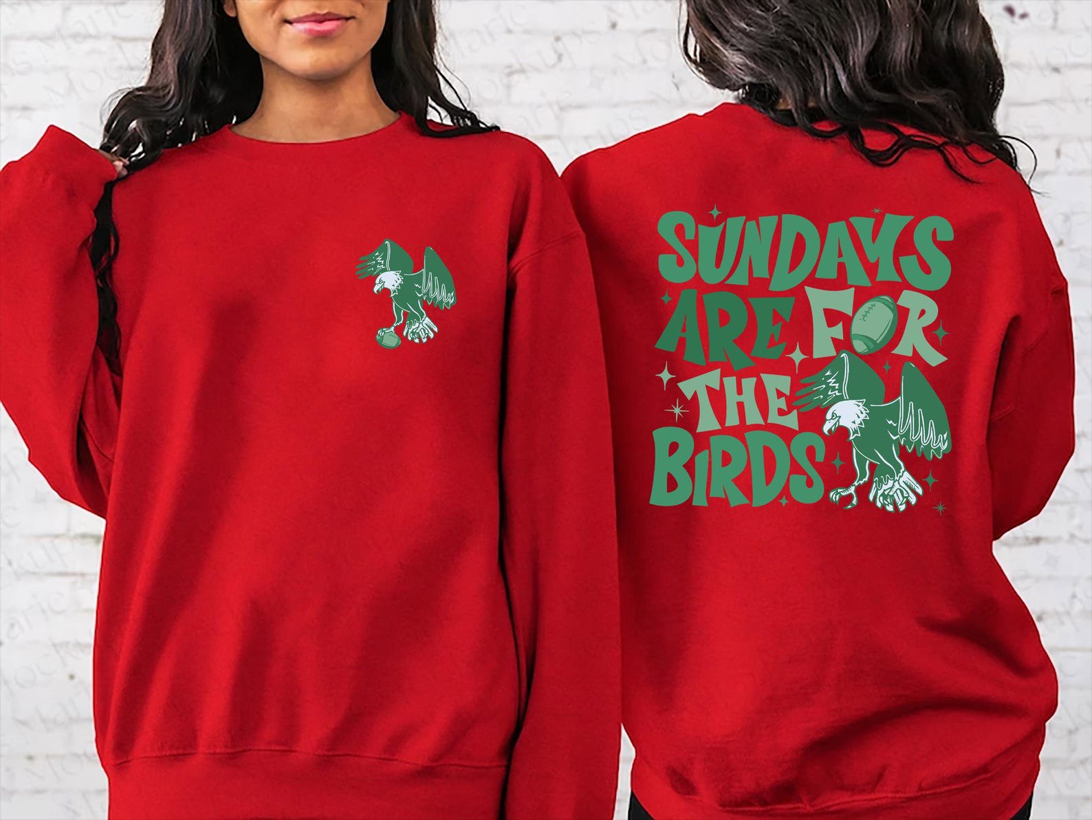 Philadelphia Football Sweatshirt-Philadelphia Eagles Sweatshirt-Sundays are for the Birds-Philadelphia Eagles Shirt-Bird Gang-Fan Shirt 4