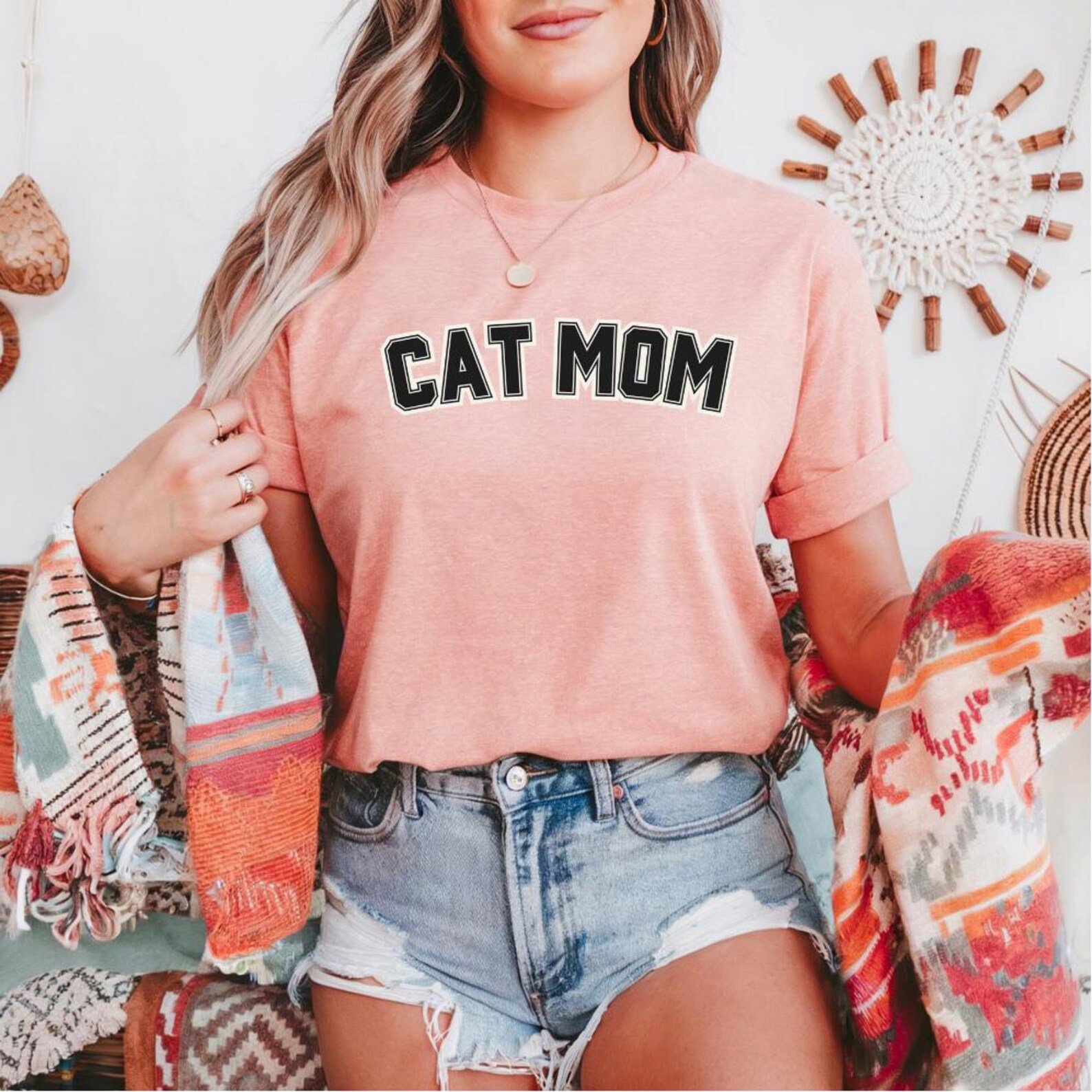Cat Mama Shirt, Cat Mom Sweatshirt Custom Name, Cat Lover Gift, Cute Minimal Cat Mom Hoodie, Birthday Gift for Cat Mom, Valentine Shirt 13