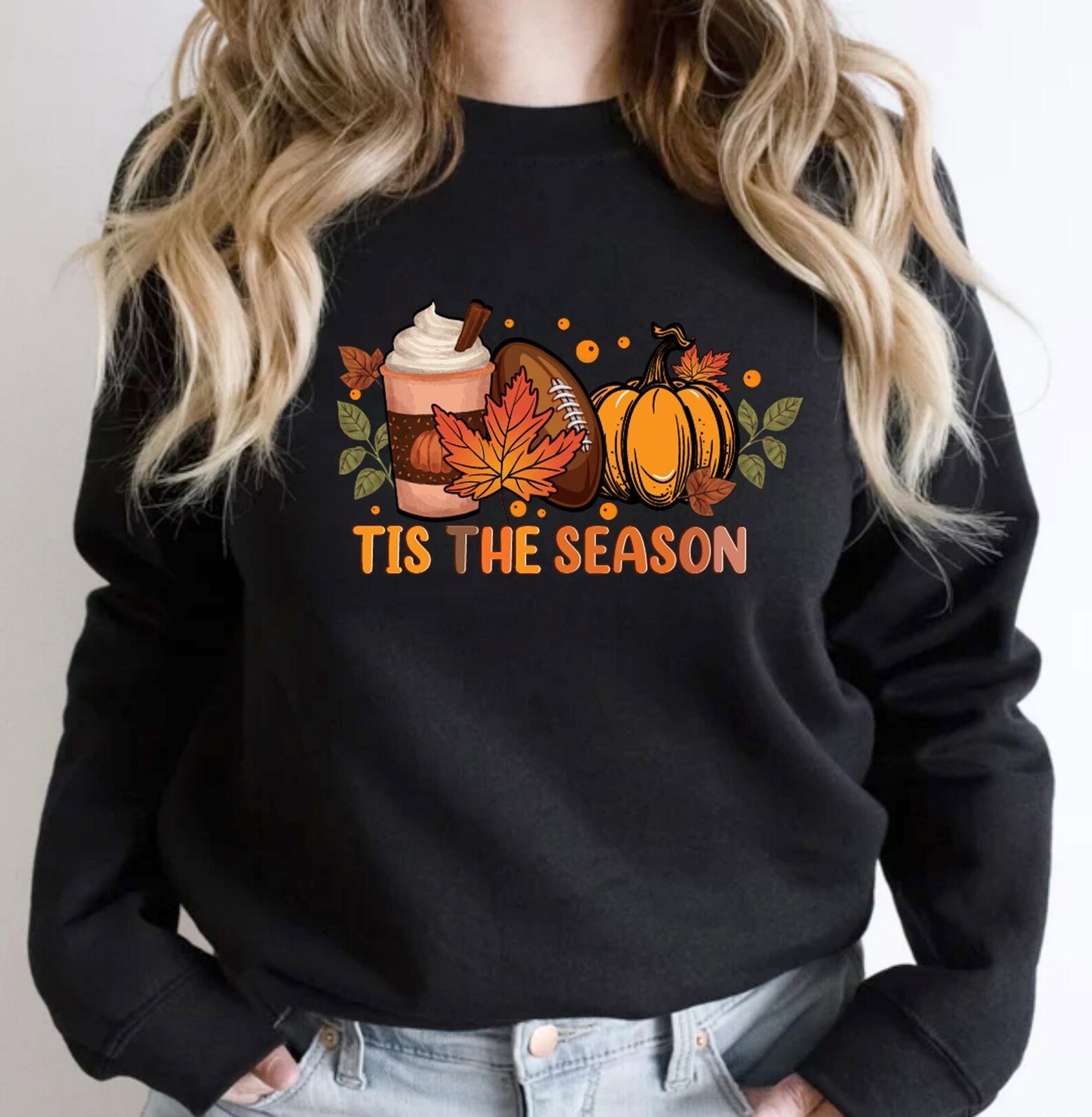 Fall Football Sweatshirt: Pumpkin Spice Season 2