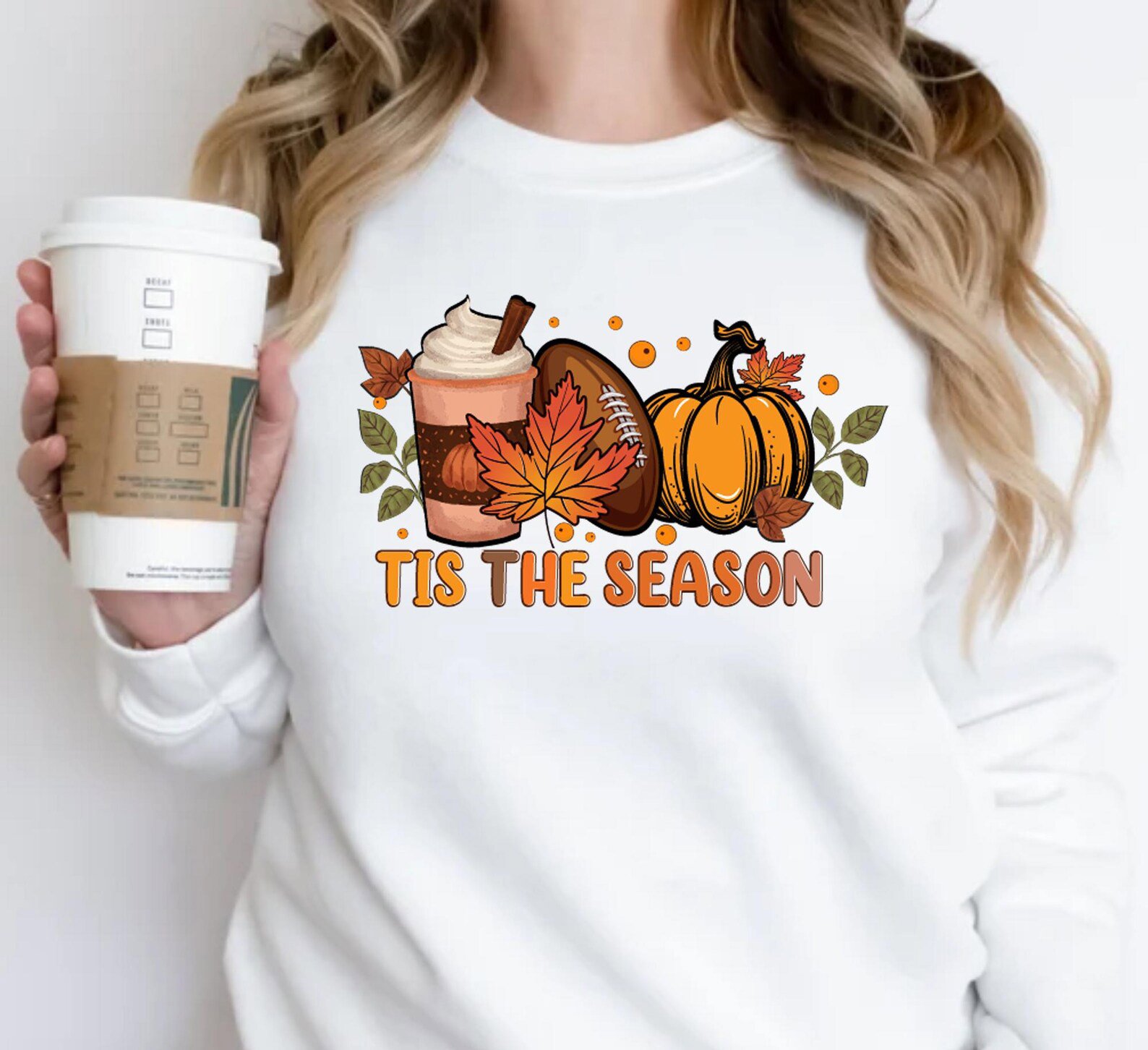 Fall Football Sweatshirt: Pumpkin Spice Season 3