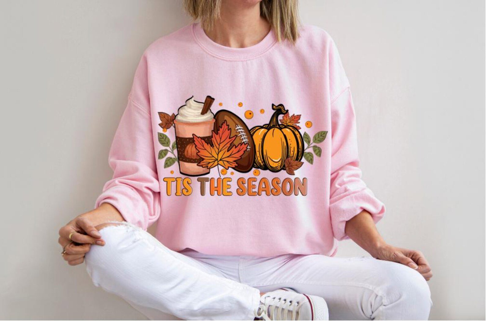 Fall Football Sweatshirt: Pumpkin Spice Season 6