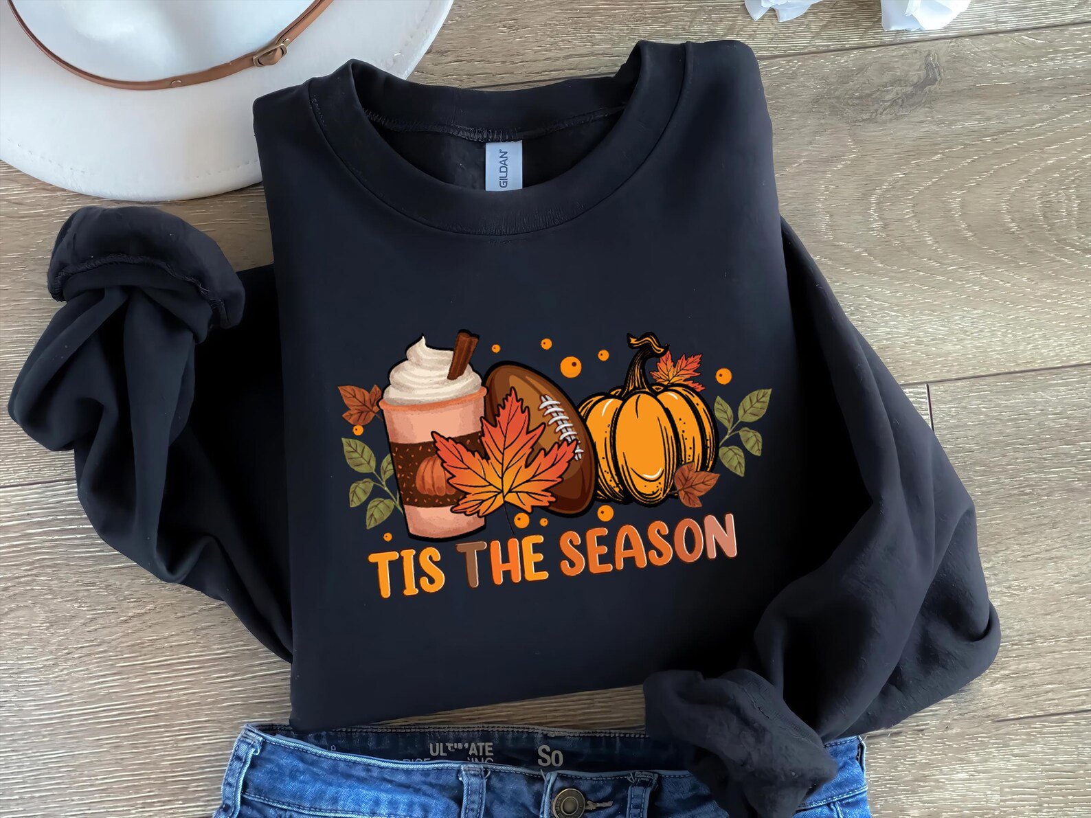 Fall Football Sweatshirt: Pumpkin Spice Season 5