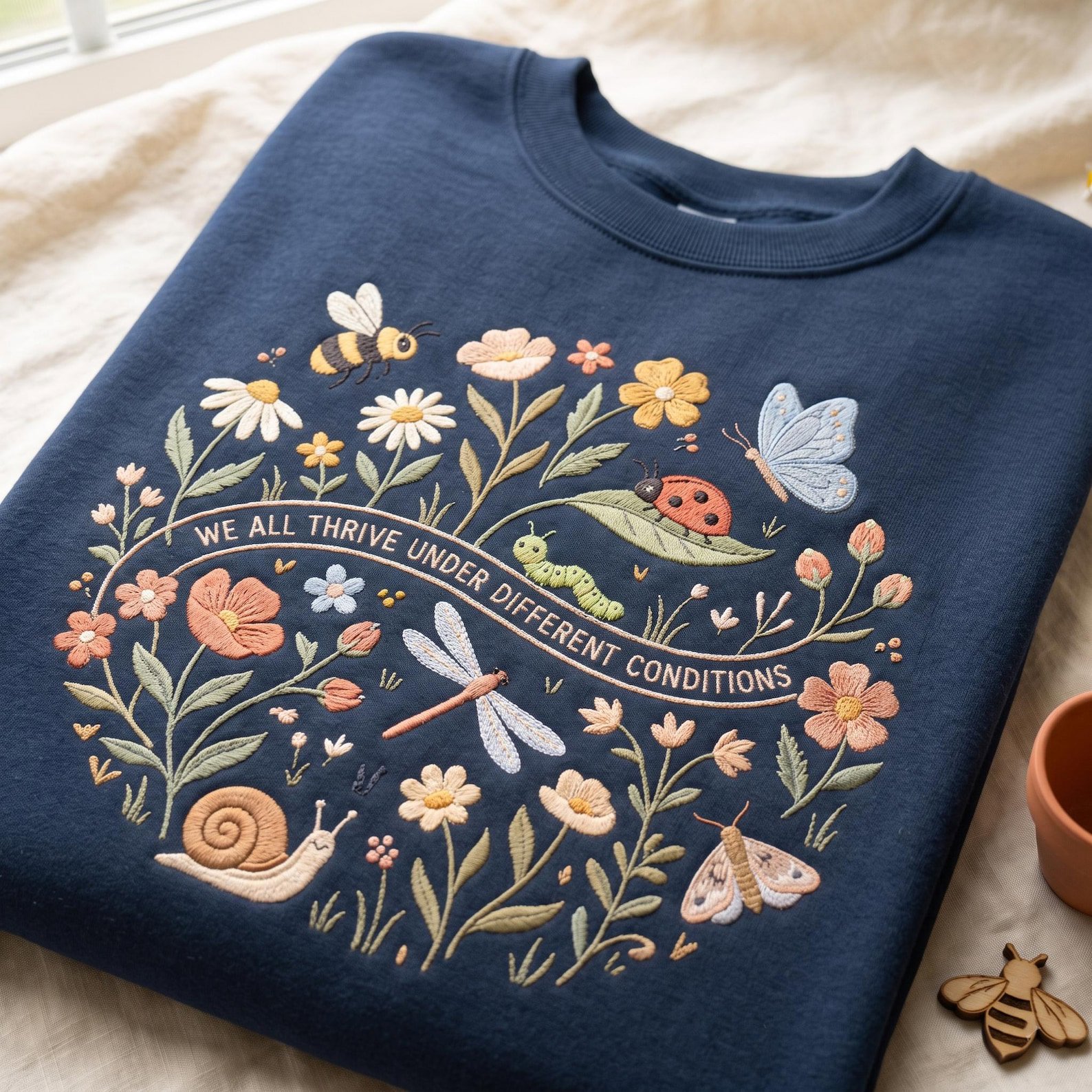 Embroidered Neurodiversity Shirt, Mental Health Gift for SPED Teacher, Special Education Teacher Shirt, Neurodiversity Shirt for BCBA Gift 3