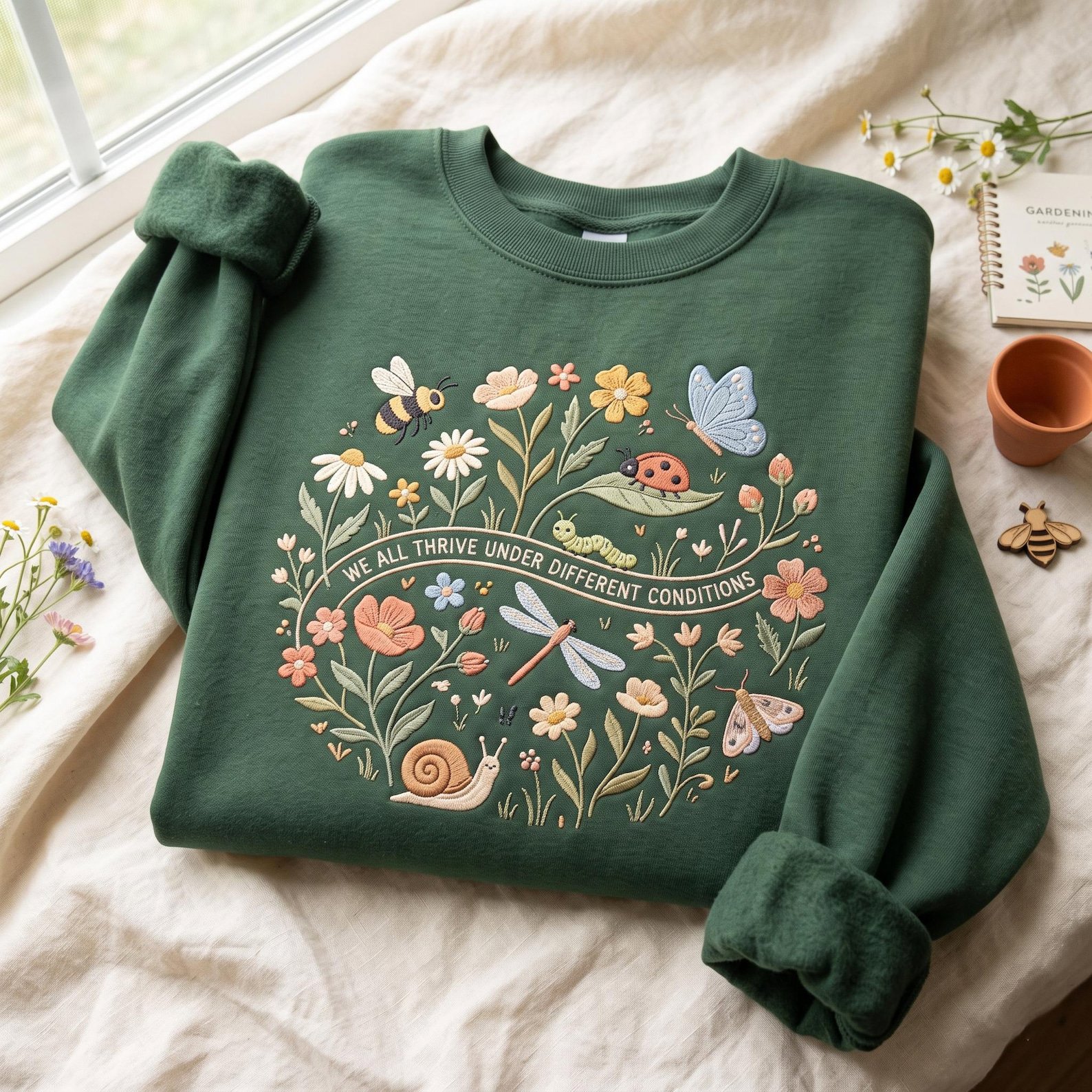 Embroidered Neurodiversity Shirt, Mental Health Gift for SPED Teacher, Special Education Teacher Shirt, Neurodiversity Shirt for BCBA Gift 1