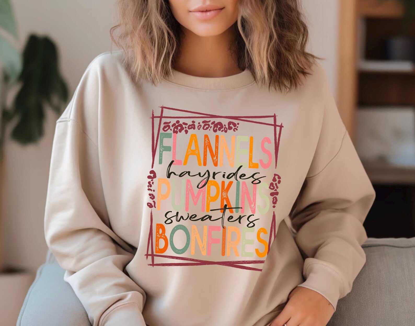 Cozy Fall Vibes Shirt, Flannels Pumpkins Bonfires Hayrides Sweaters Tee 6