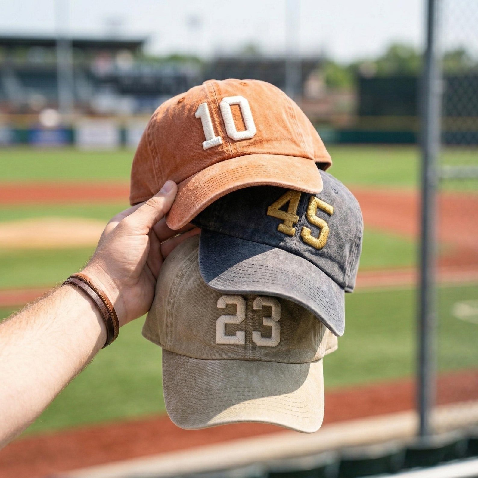 Embroidered Custom Baseball Number Dad Cap, Custom Softball Cap, Sports Number Hat, Personalized Soccer Baseball Hat, Custom Gift Hat 1