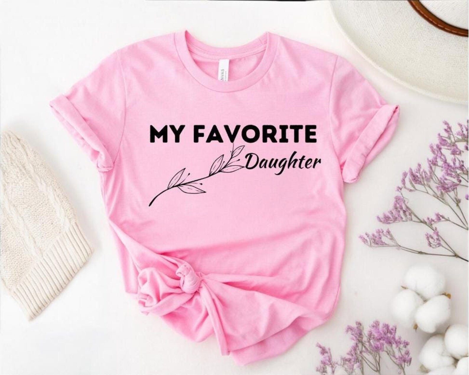 My Favorite Daughter Sweatshirt: Funny Family Crewneck Gift 1