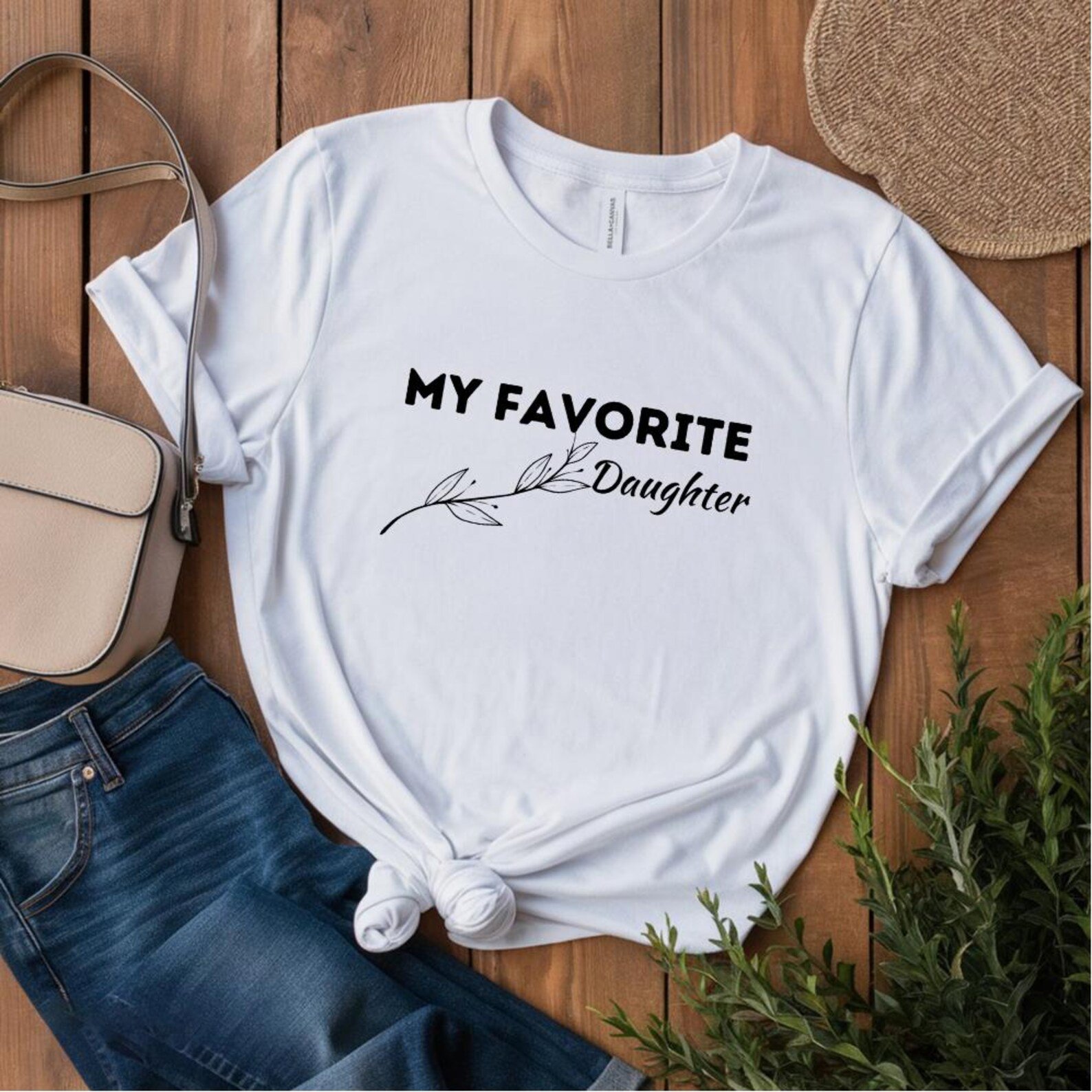 My Favorite Daughter Sweatshirt: Funny Family Crewneck Gift 2
