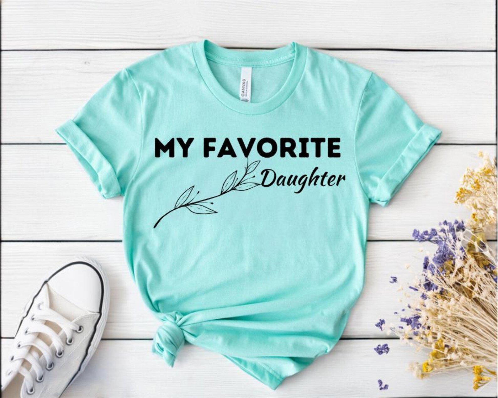 My Favorite Daughter Sweatshirt: Funny Family Crewneck Gift 5