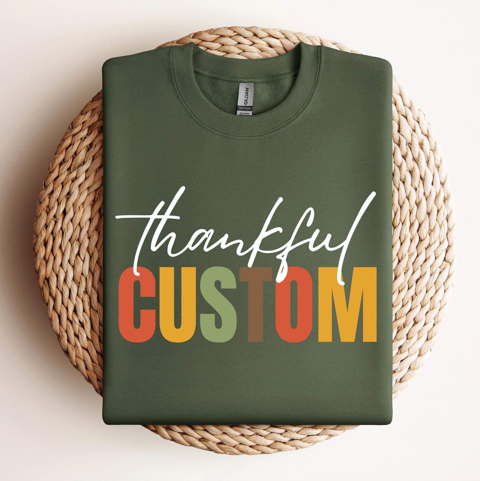 Thankful Mama Mini Gigi Custom Shirt, Personalized Family Thanksgiving Matching Sweatshirt 7