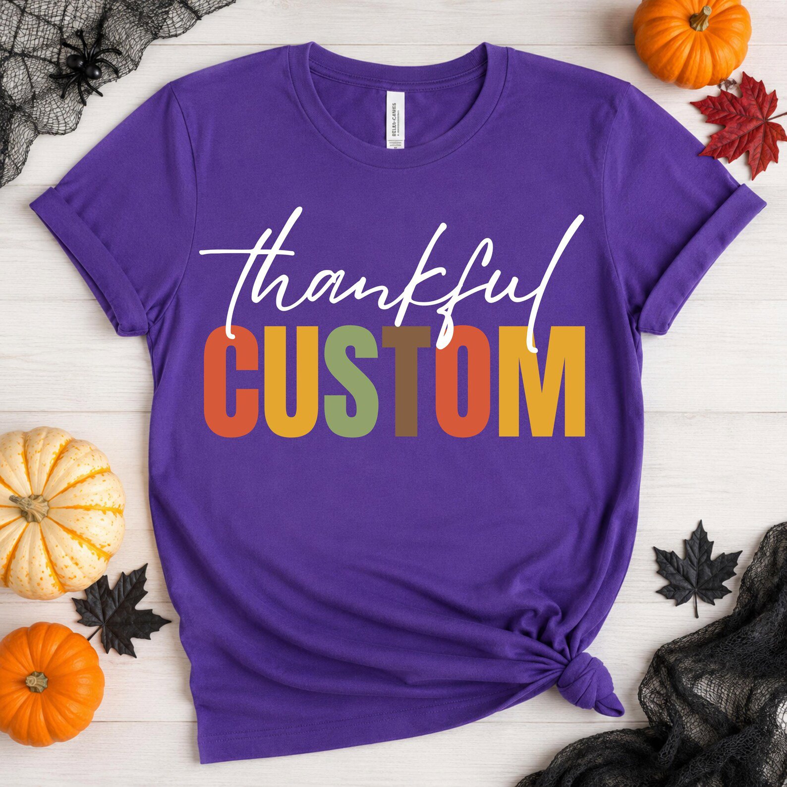 Thankful Mama Mini Gigi Custom Shirt, Personalized Family Thanksgiving Matching Sweatshirt 9