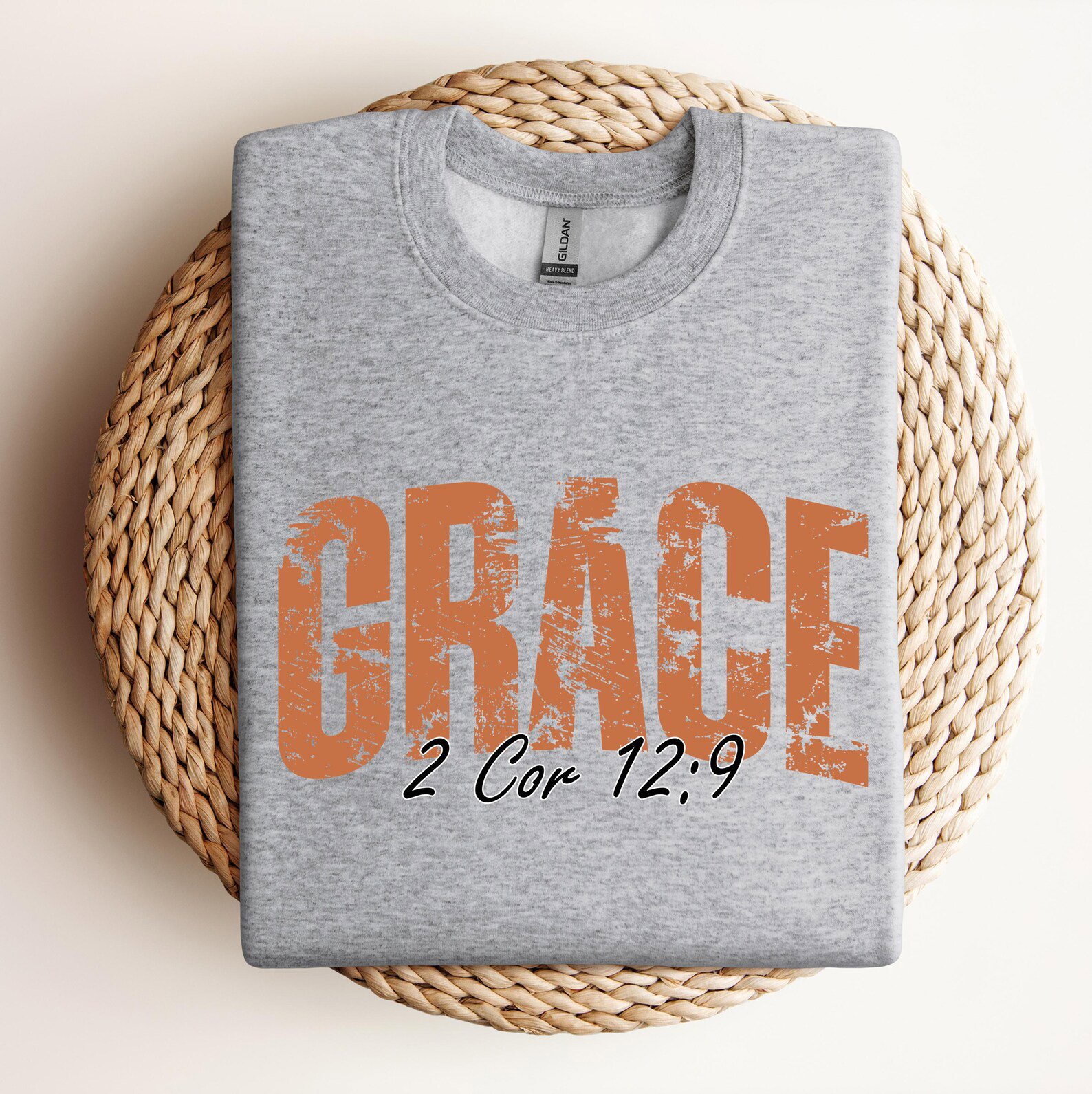Christian Bible Verse Shirt, Distressed Faith Believe Grace Pray Chosen Fall Matching Tee 7