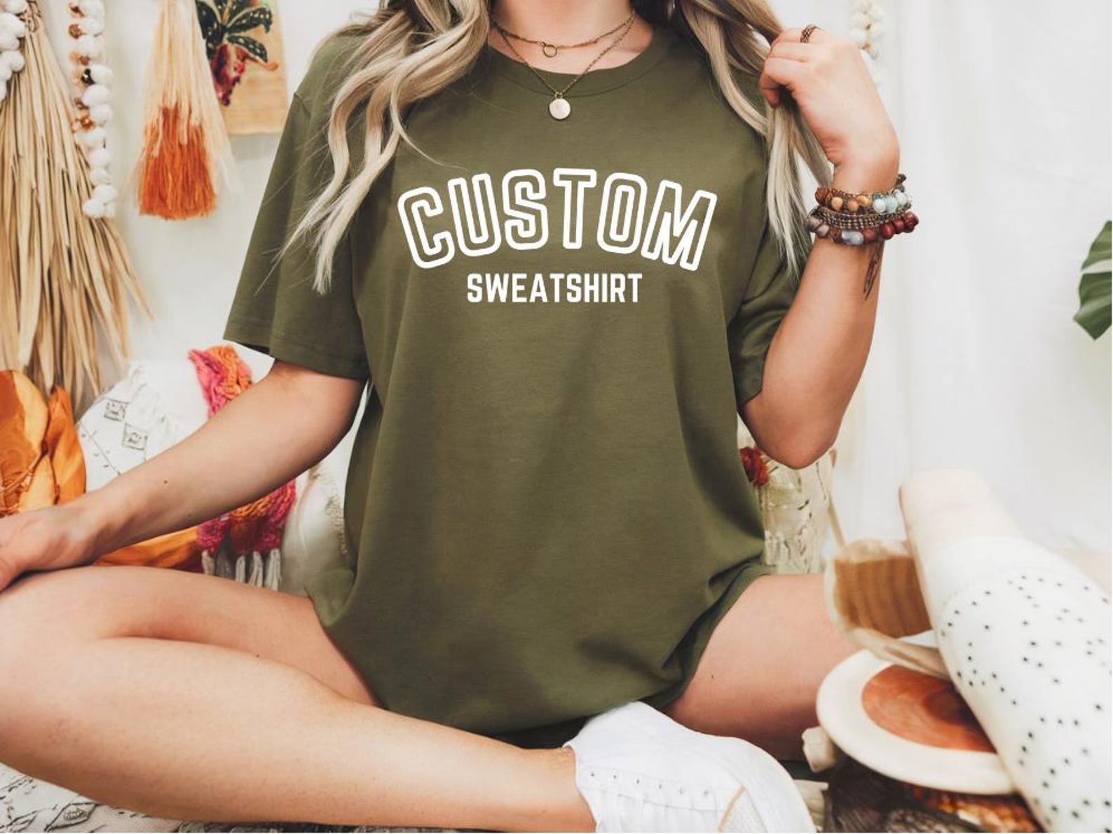 Sudadera Personalizada, Sudadera con Texto, Sudadera Custom, Frase Personalizada, Camisa Personalizada, Sudaderas Familia, Regalo Original 9